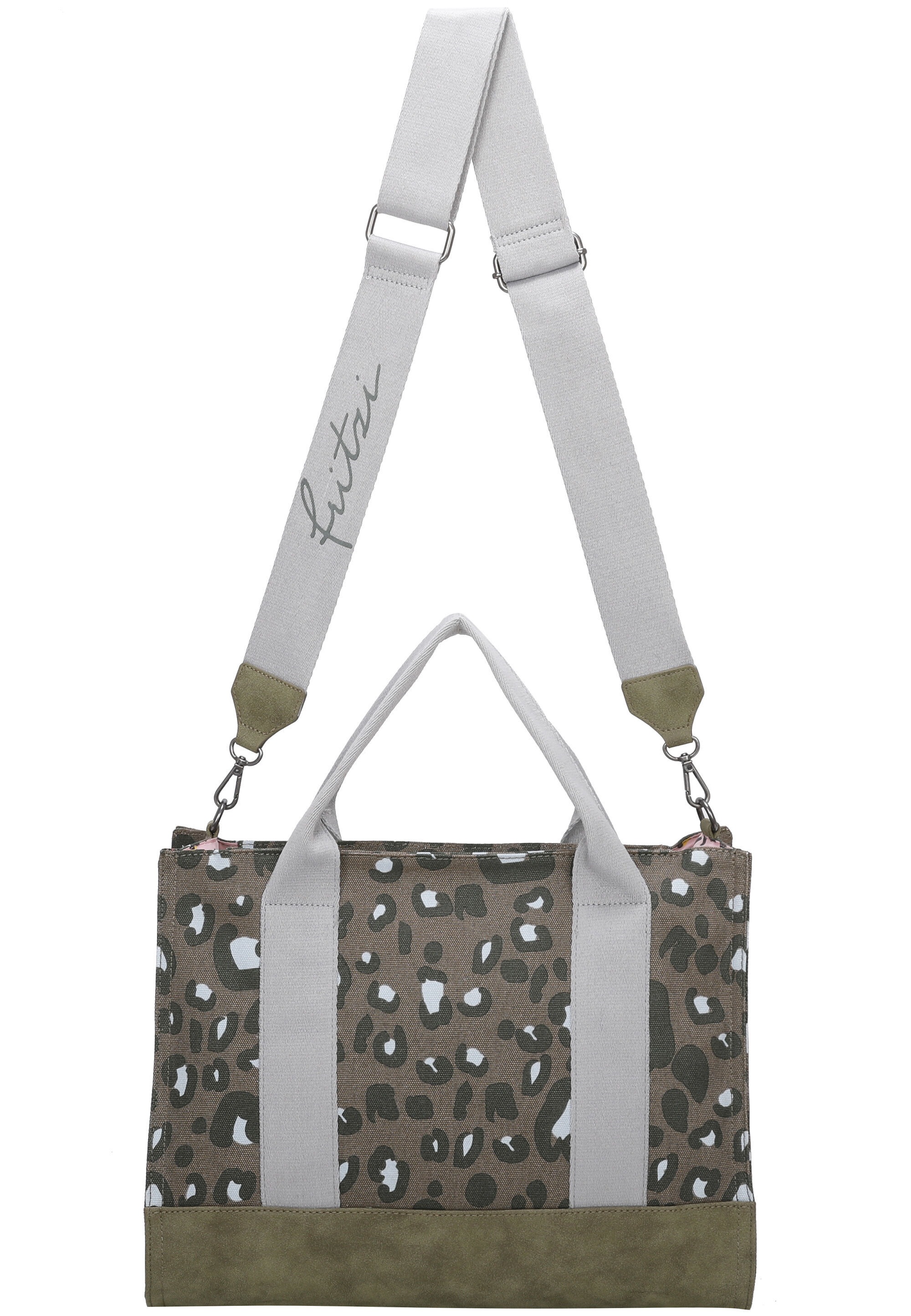 Fritzi aus Preußen »Canvas Tote Bag« mit Leomuster