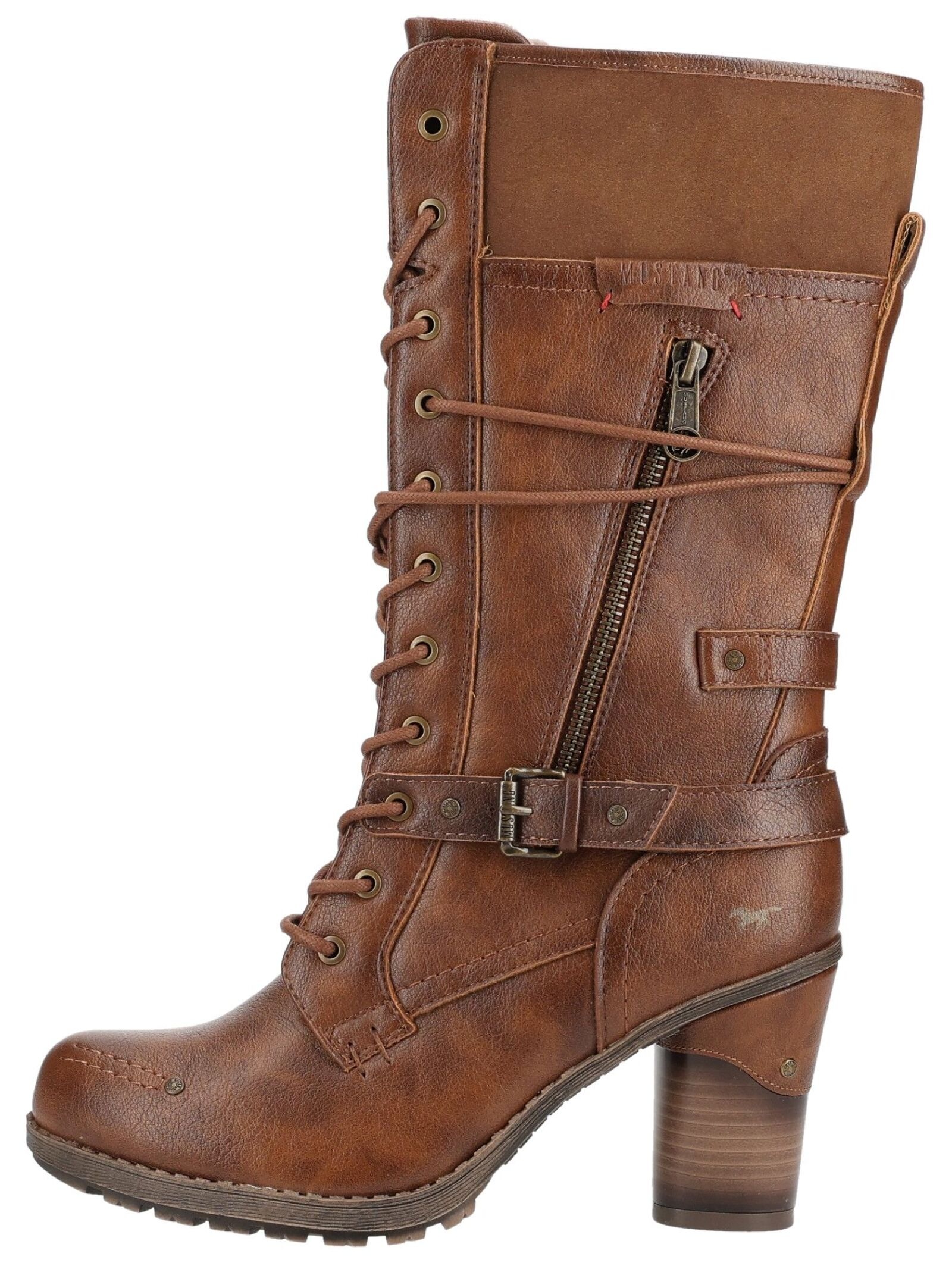 Mustang Shoes High-Heel-Stiefel »Mustang Shoes Stiefel Lederimitat«