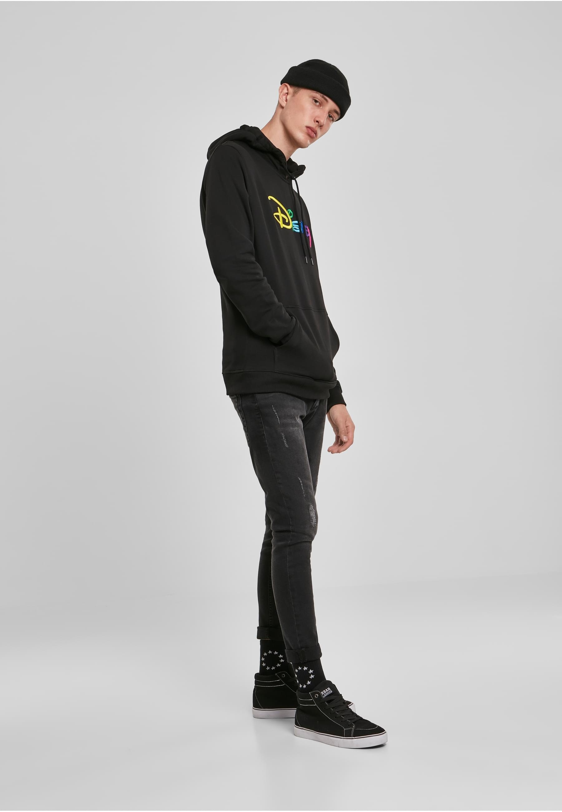 Merchcode Kapuzensweatshirt »Merchcode Herren Disney Rainbow Logo EMB Hoody«, (1 tlg.)