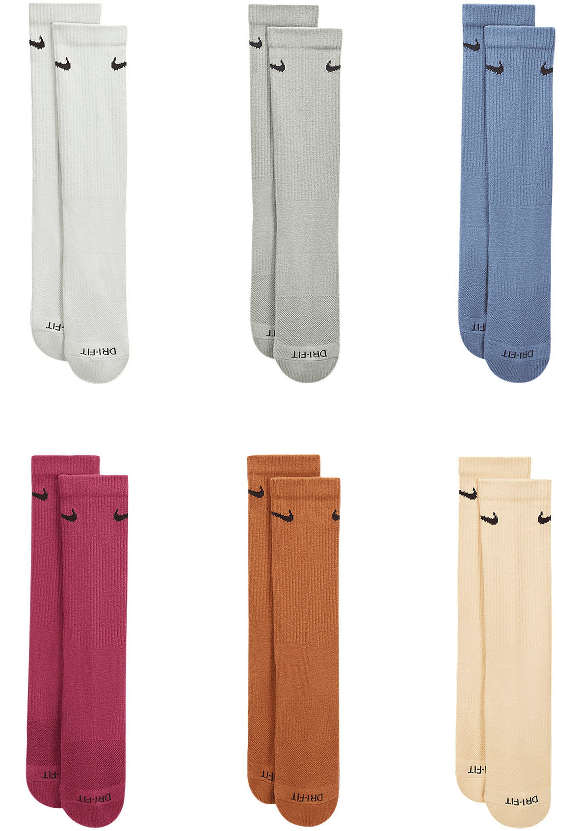 Nike Sportsocken »Everyday Plus Cushioned Training Crew Socks (Pairs)«, (6 Paar)