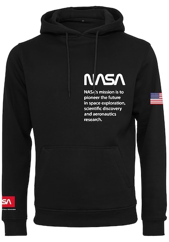 MisterTee Sweater »Herren NASA Definition Hoody«, (1 tlg.)