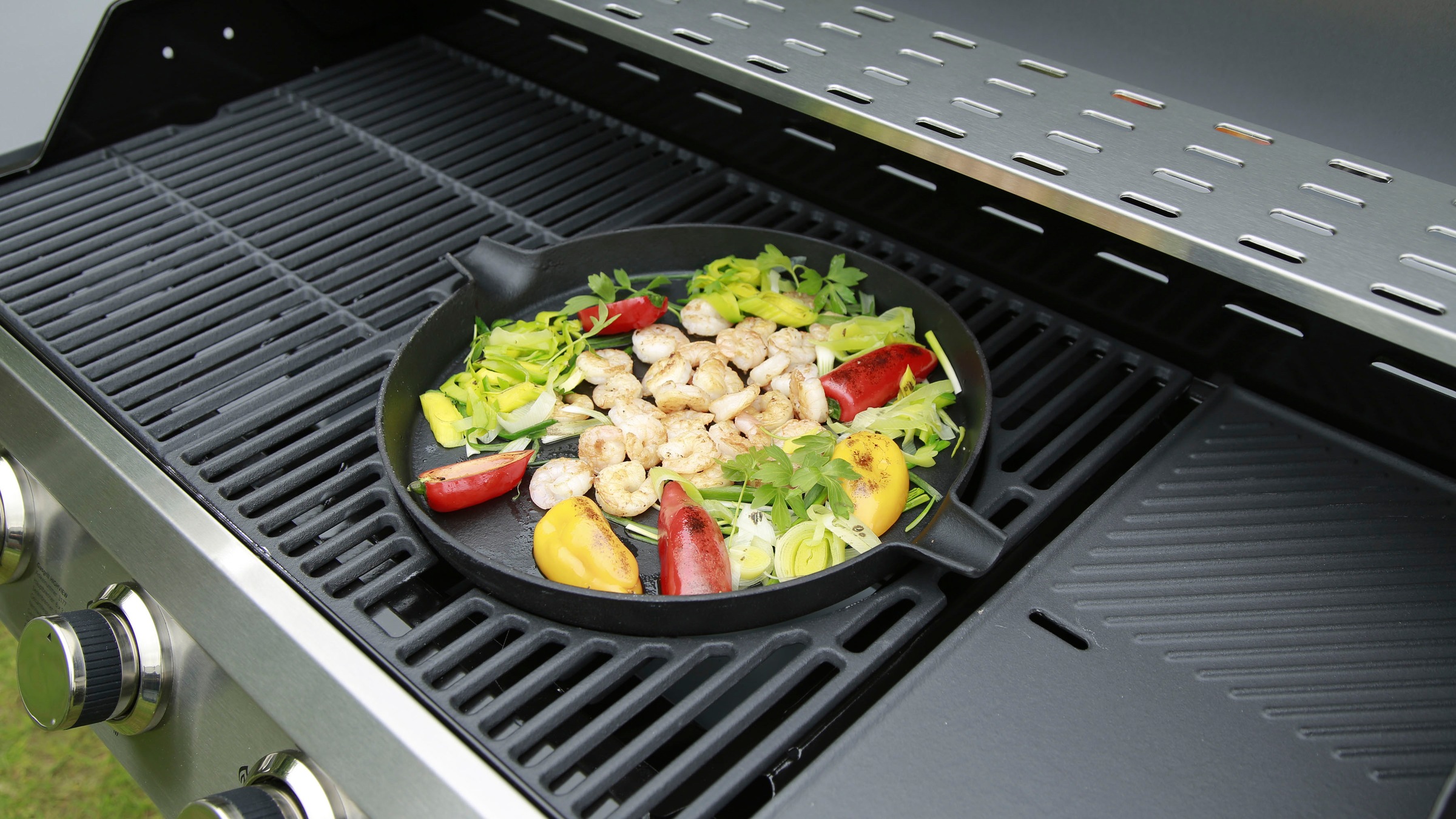 Tepro Grillpfanne Guss-Pfanne-Einleger, ØxH: 31,7 × 3,5 cm günstig online kaufen