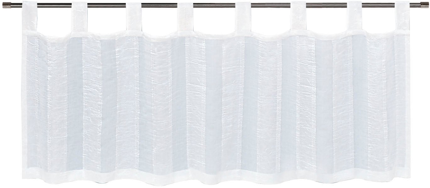 Gerster Scheibengardine "Willi" Schlaufen 1 Stk. tlg. HxB: 50x150, mit gecr günstig online kaufen