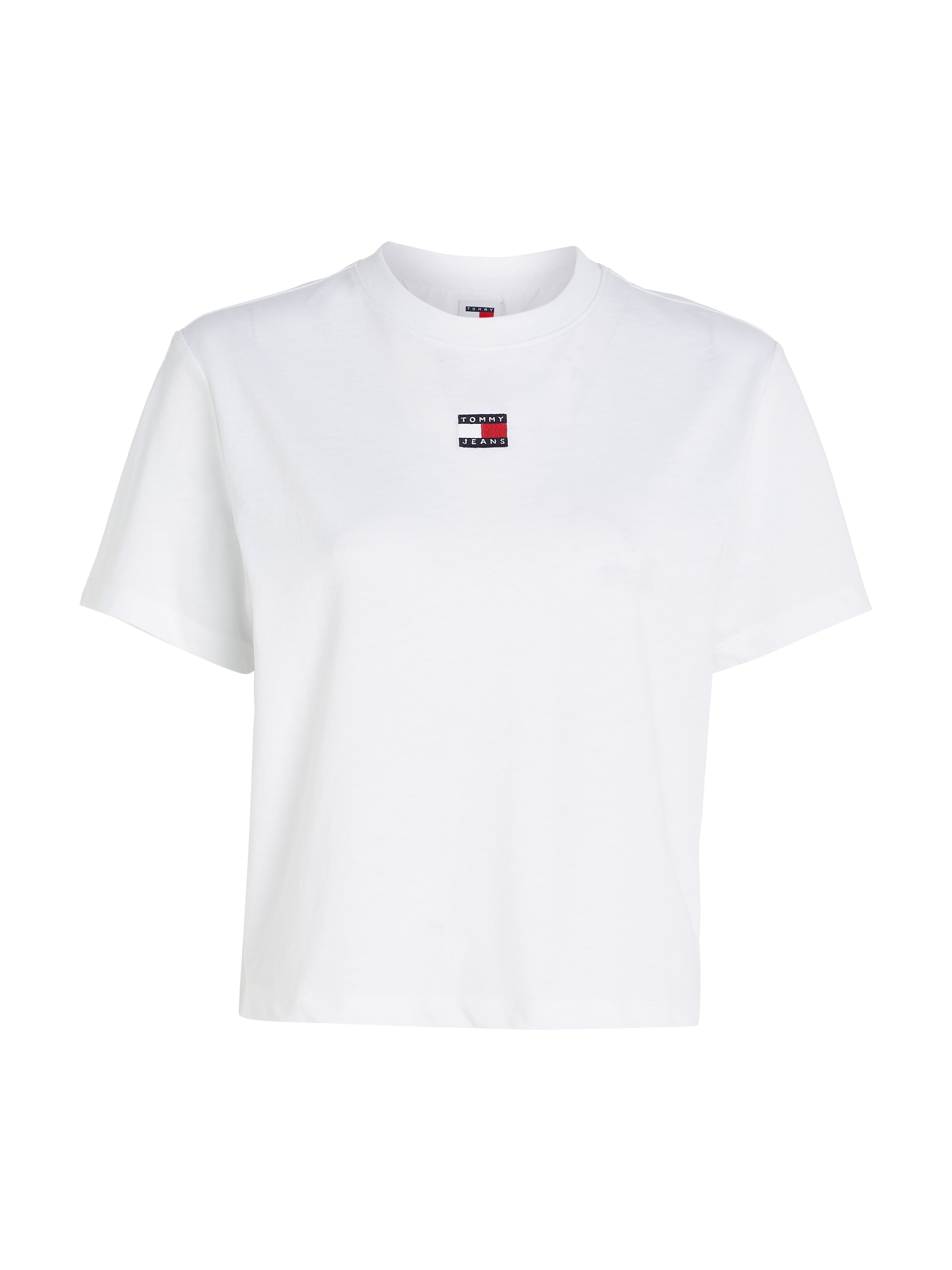 Tommy Jeans T-Shirt »TJW BXY BADGE TEE EXT«, mit Logostickerei online  bestellen | BAUR