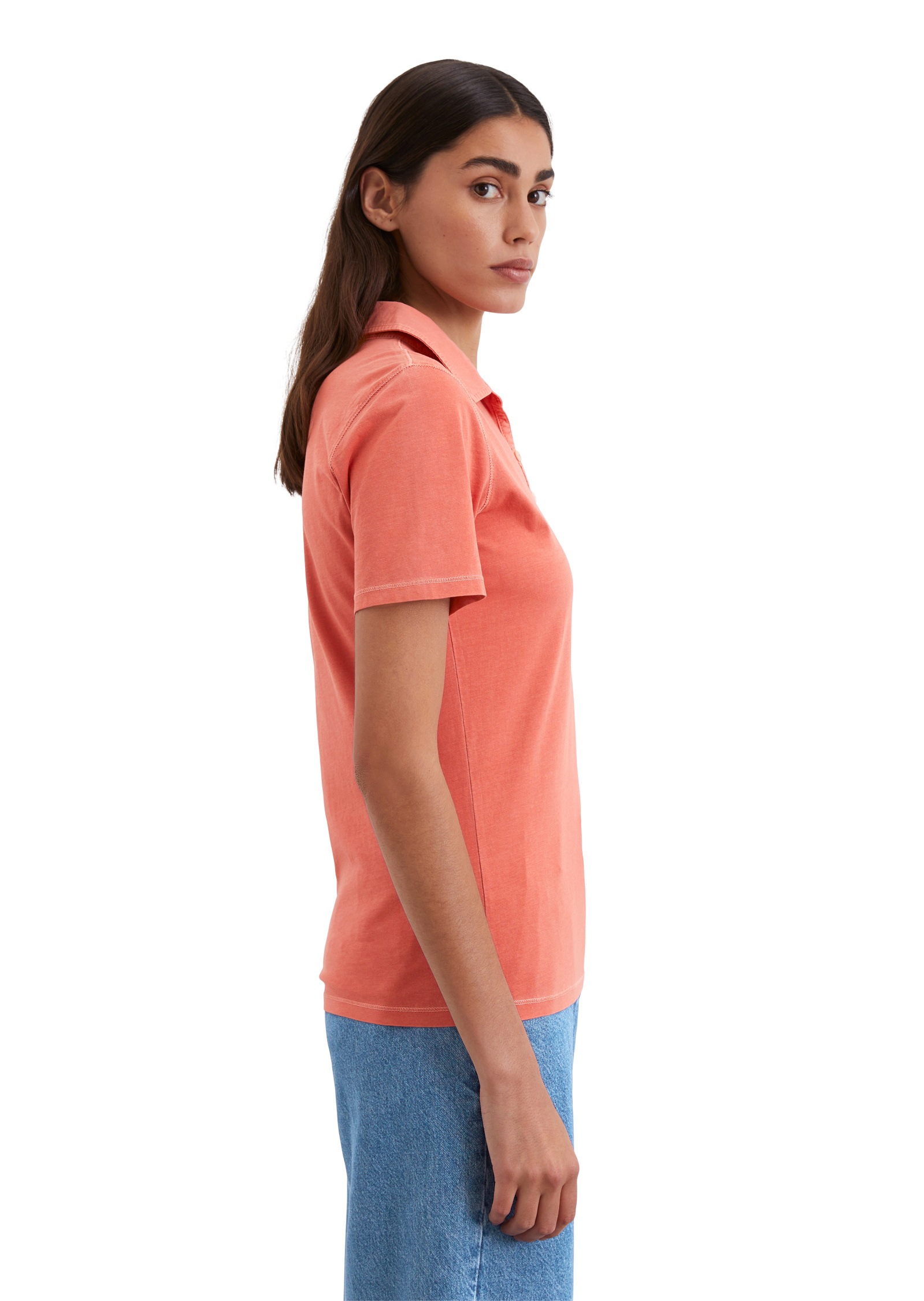 Marc O'Polo Poloshirt »mit Material-Mix-Details«