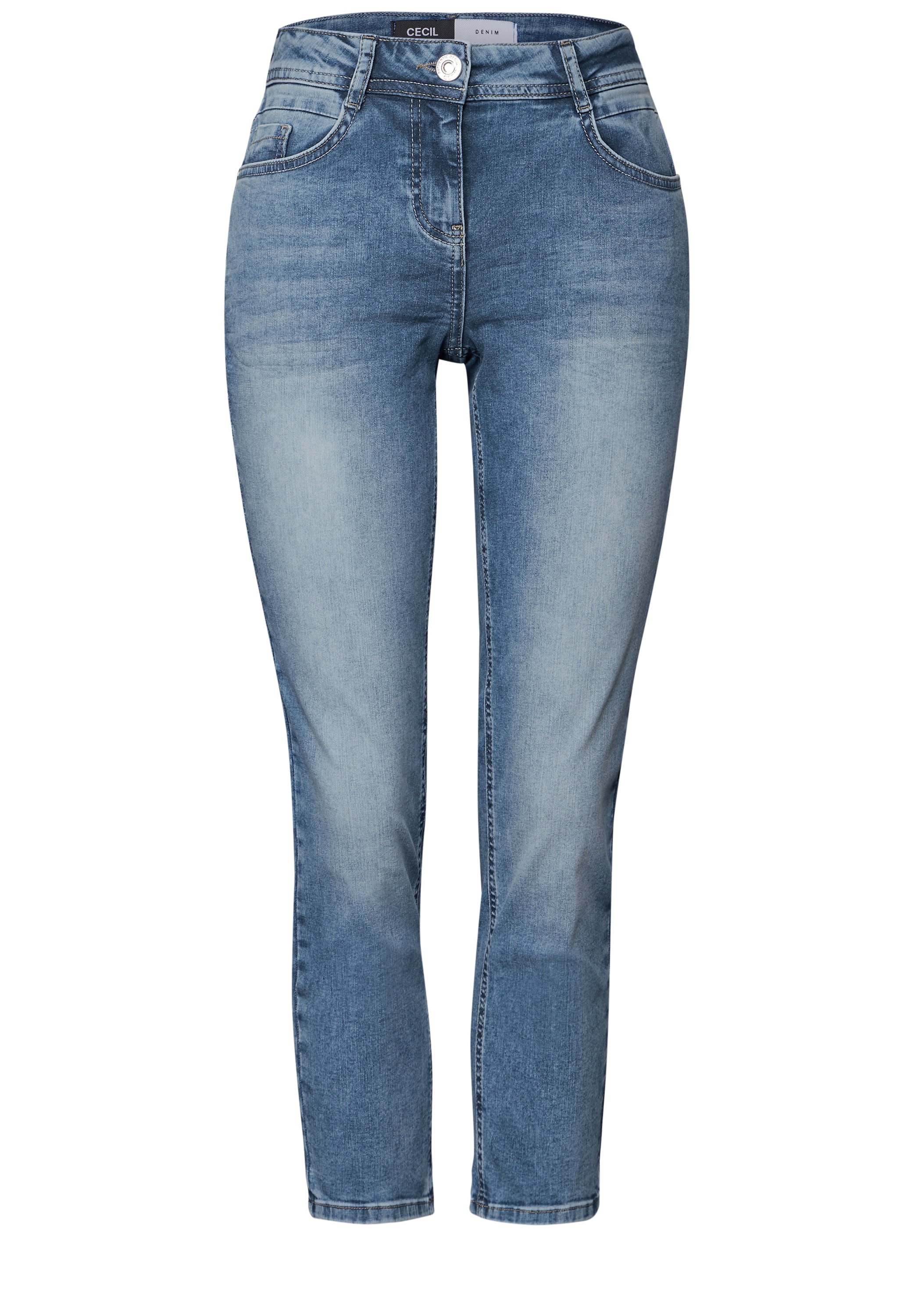 Cecil Comfort-fit-Jeans, aus Baumwolle mit Stretchanteil