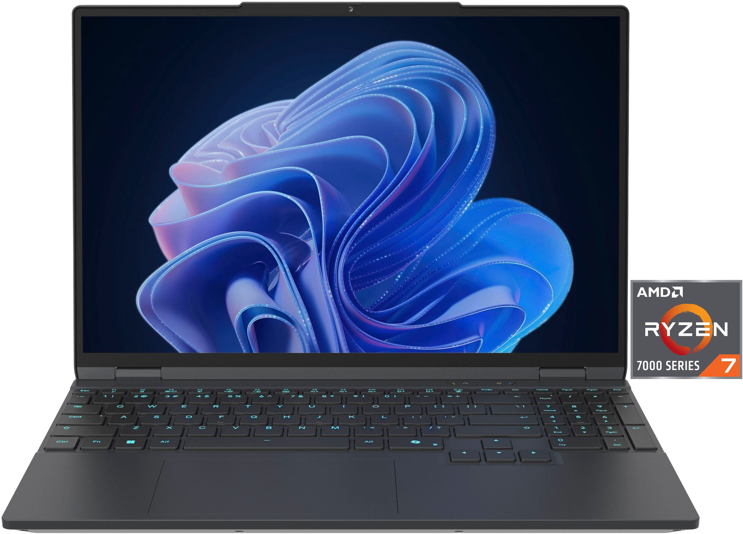 "CAPTIVA Gaming-Notebook ""Entry Gaming R10-1013GE"", schwarz, 64 GB RAM 2.000 GB SSD, Ryzen 7, ohne Betriebssystem, Notebooks"