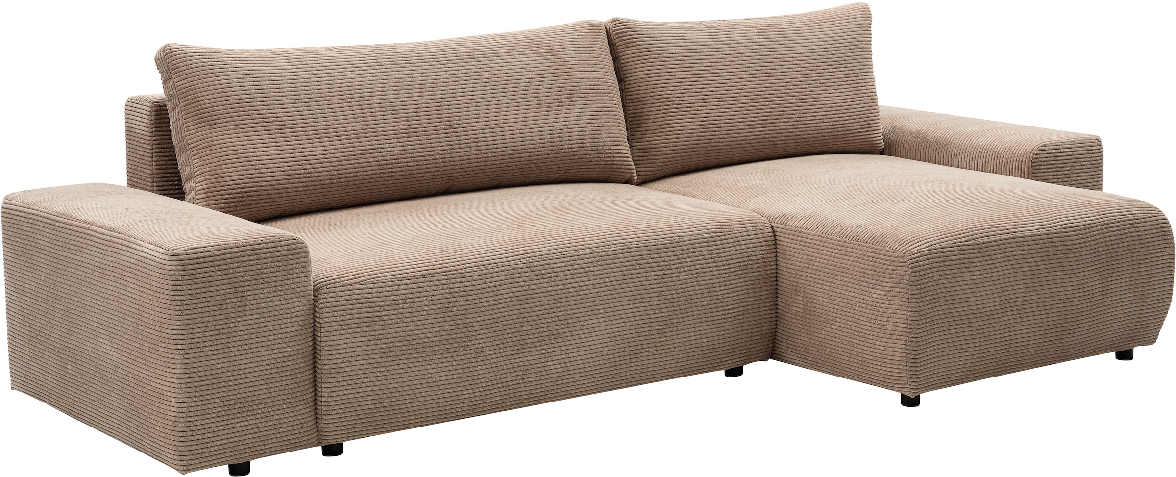 WERK2 Ecksofa »Amsterdam, zeitlos und elegant, Breite 300cm, L-Form«, Design Ecksofa mit hohem Komfort, Schlaffunktion & Bettkasten