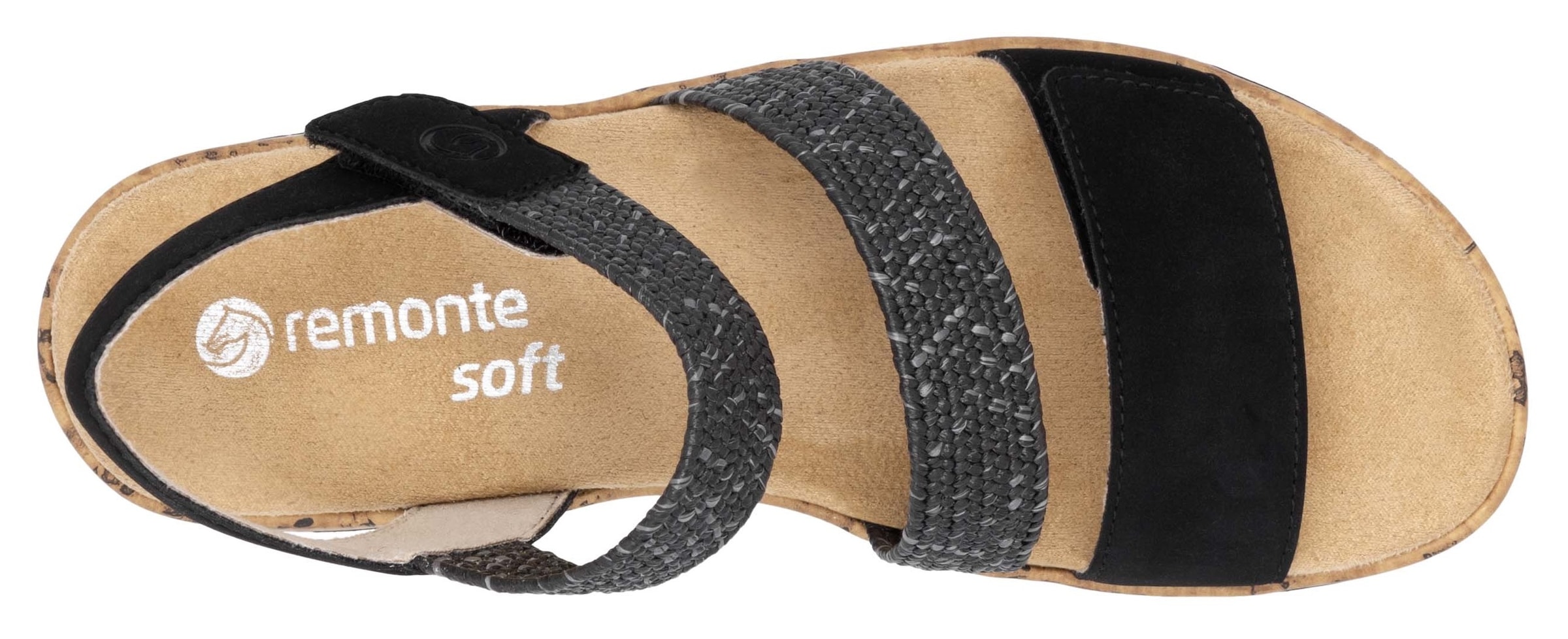 Remonte Keilsandalette, Riemchensandale, Bequemschuh, Sommerschuh mit Soft-Fußbett