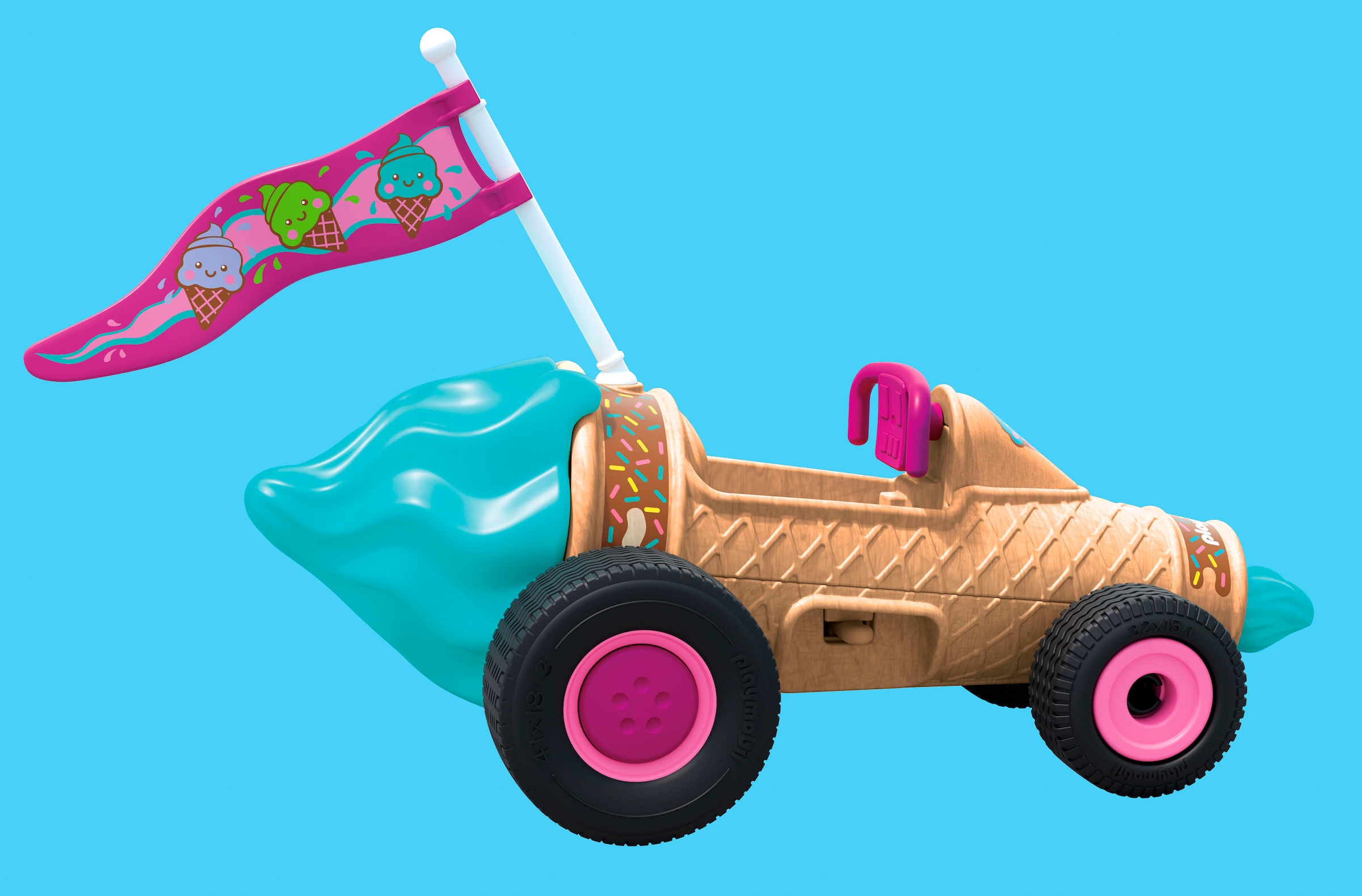 Playmobil® Konstruktions-Spielset »Rasende Eistüte (71718), Funstars«, (30 St.), Made in Europe