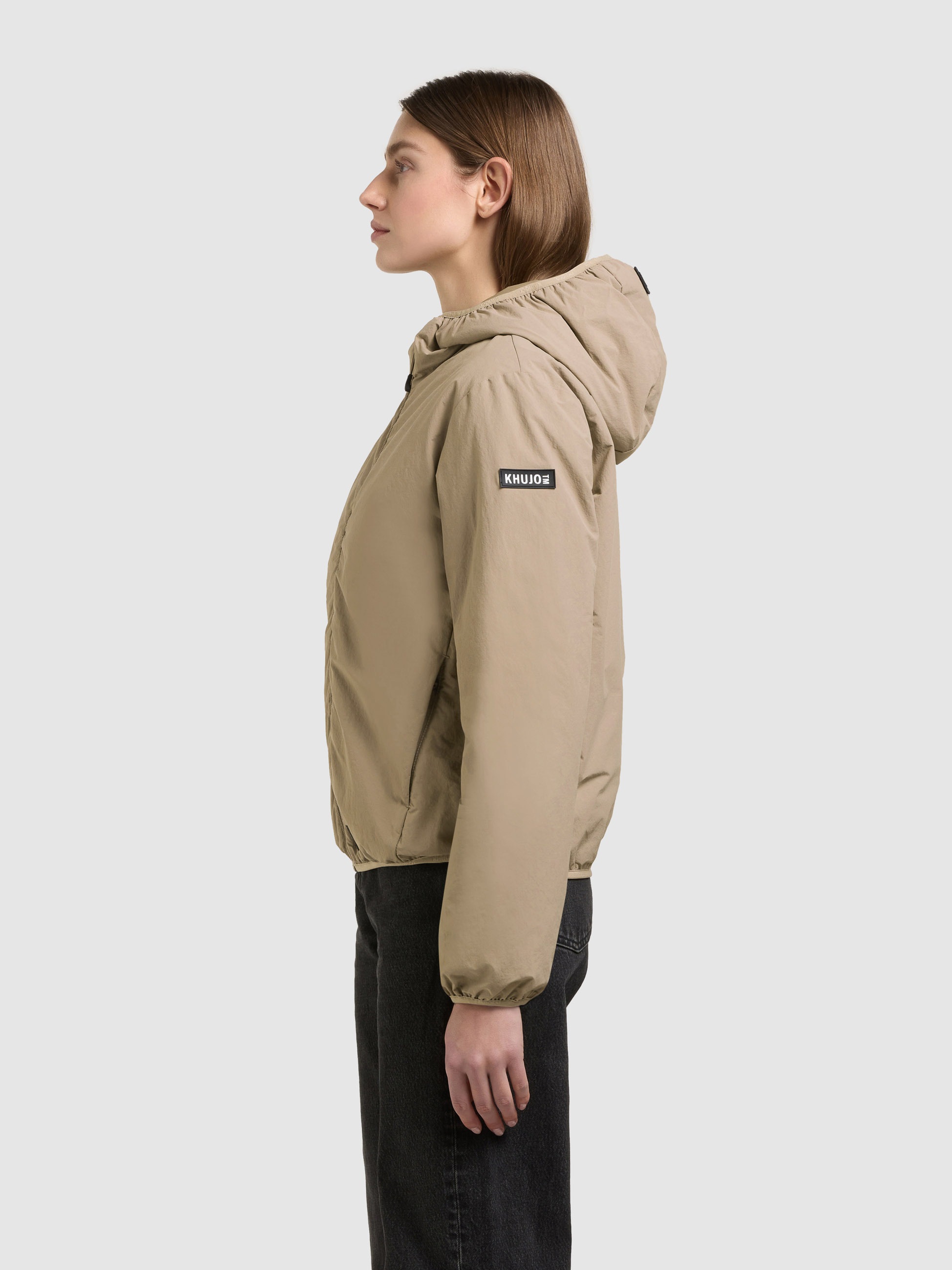 khujo SHELLY2 Women's Nylon Jacket Beige Size L 6