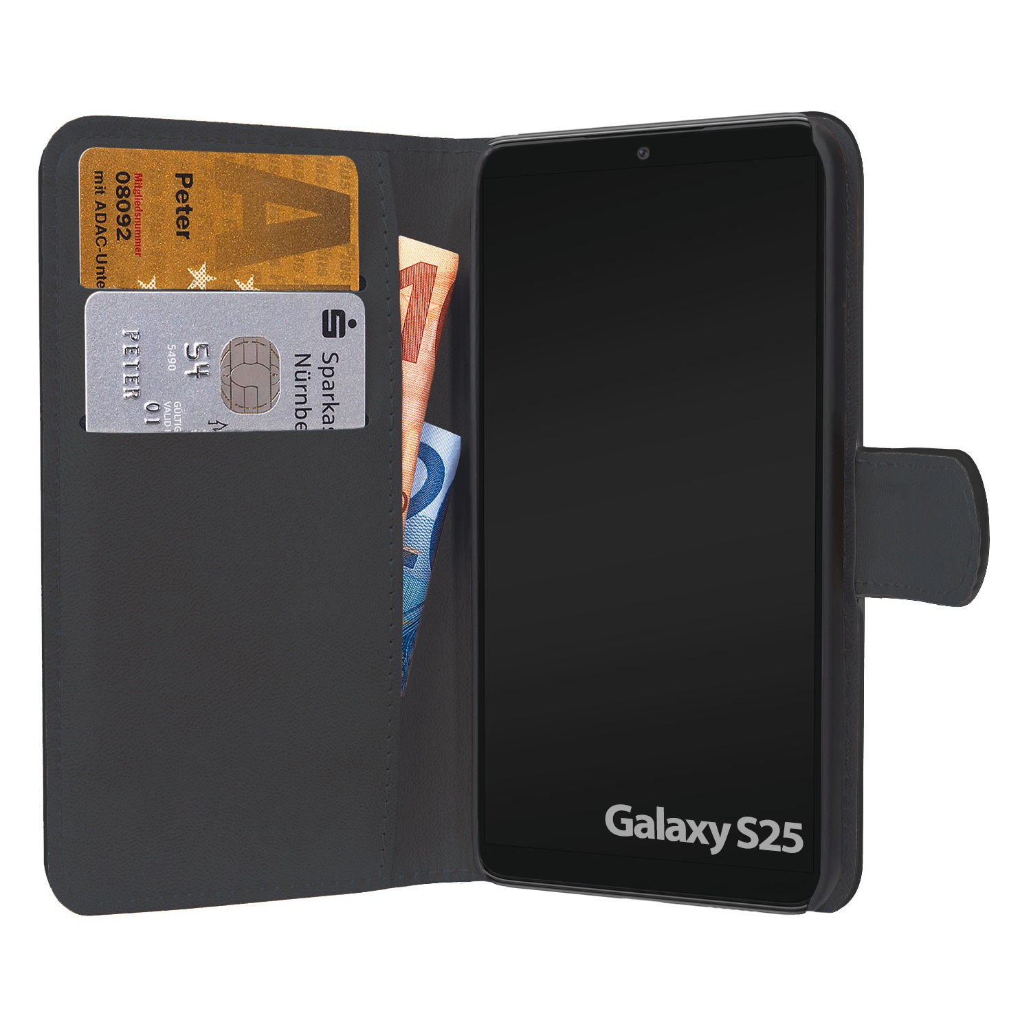 PEDEA Handyhülle »Book Cover Classic für Samsung Galaxy S25«, Samsung Galaxy S25, Backcover, Schutzhülle, Handyschutzhülle, Case, Schutzcase, stoßfest