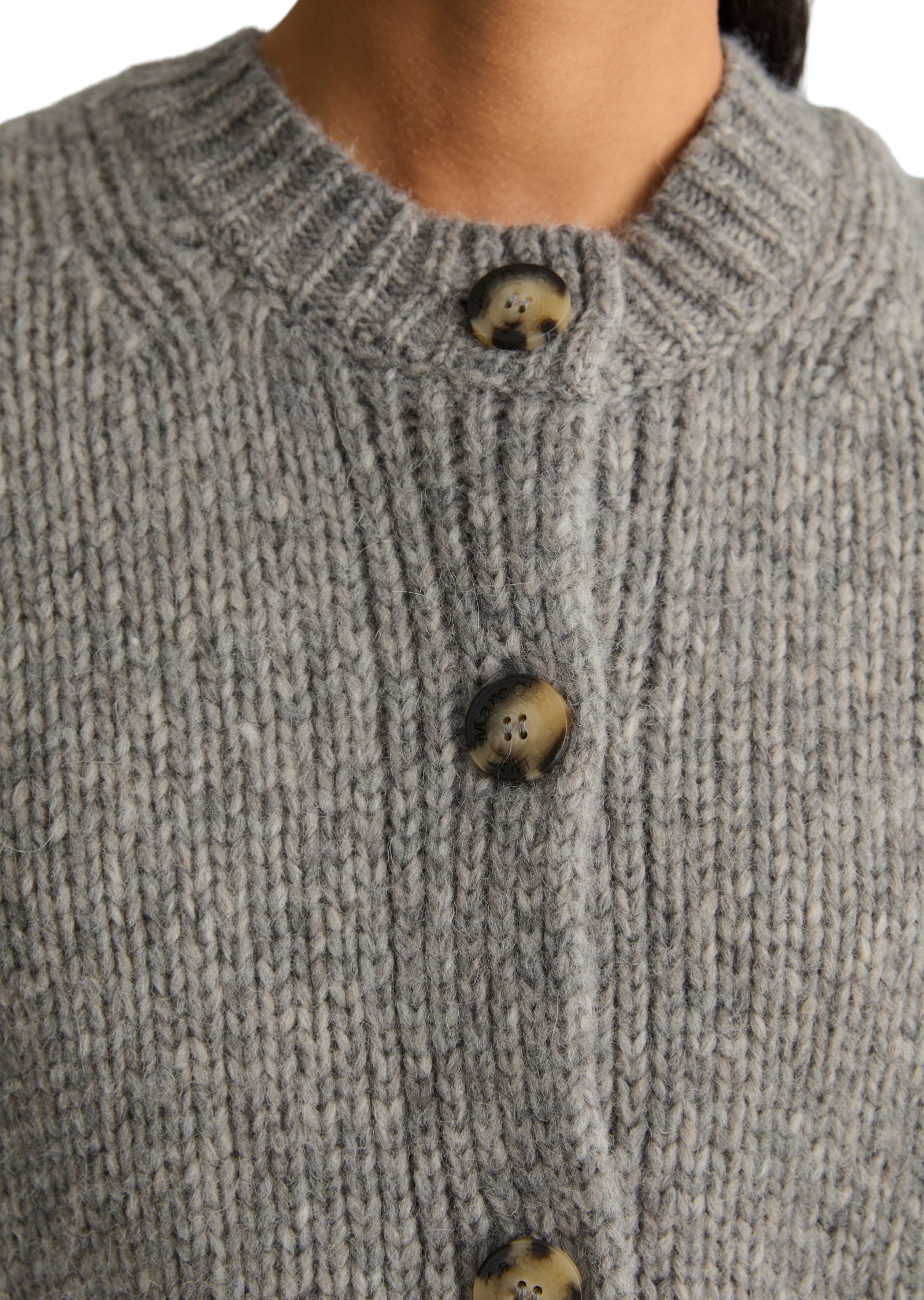 Marc O'Polo DENIM Cardigan »aus kuscheligem Schurwolle-Alpaka-Mix«