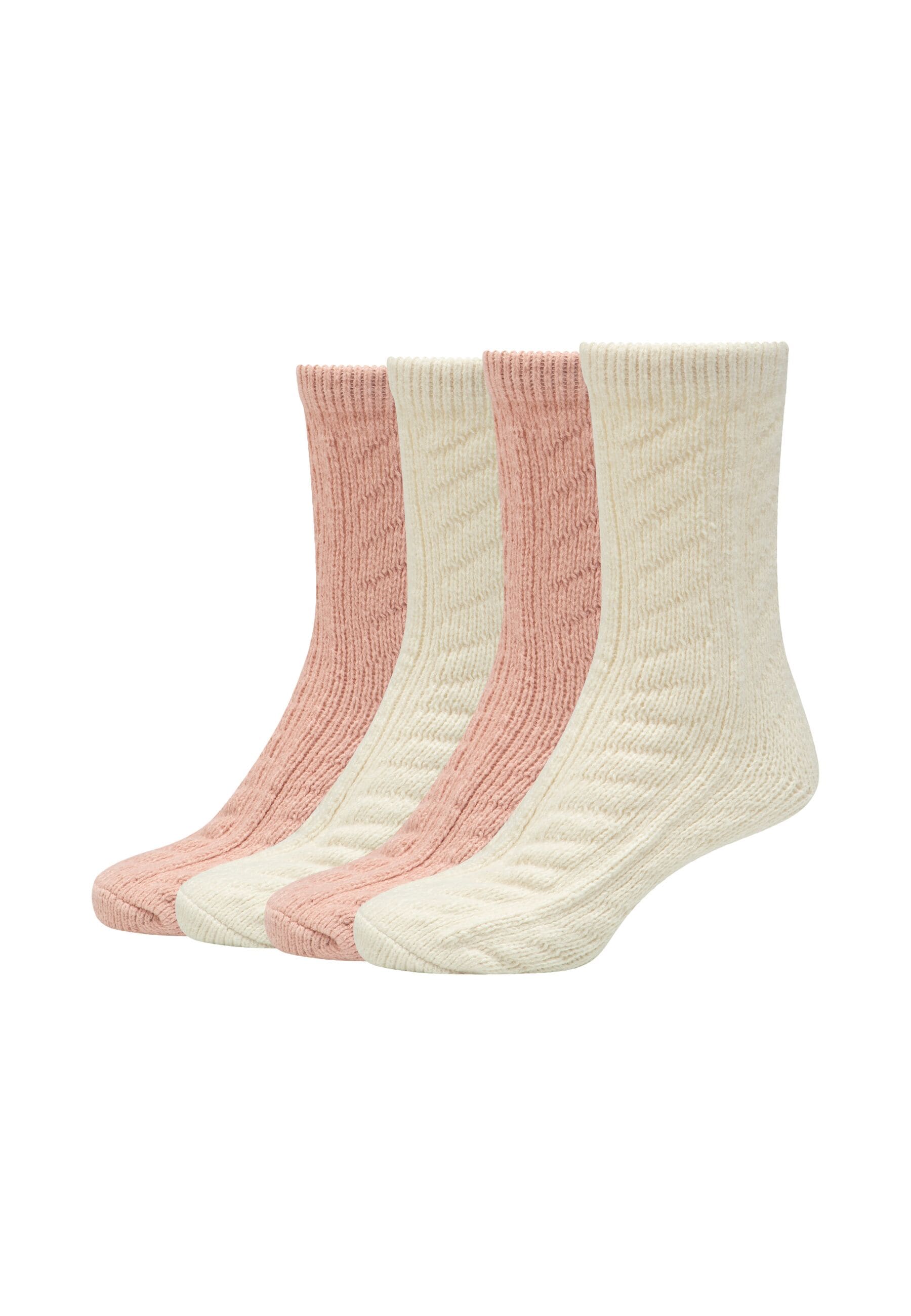 s.Oliver Socken "cosy cable knit 4er Pack" 4er Pack Stylisches Zopfmuster, wärmende Qualität