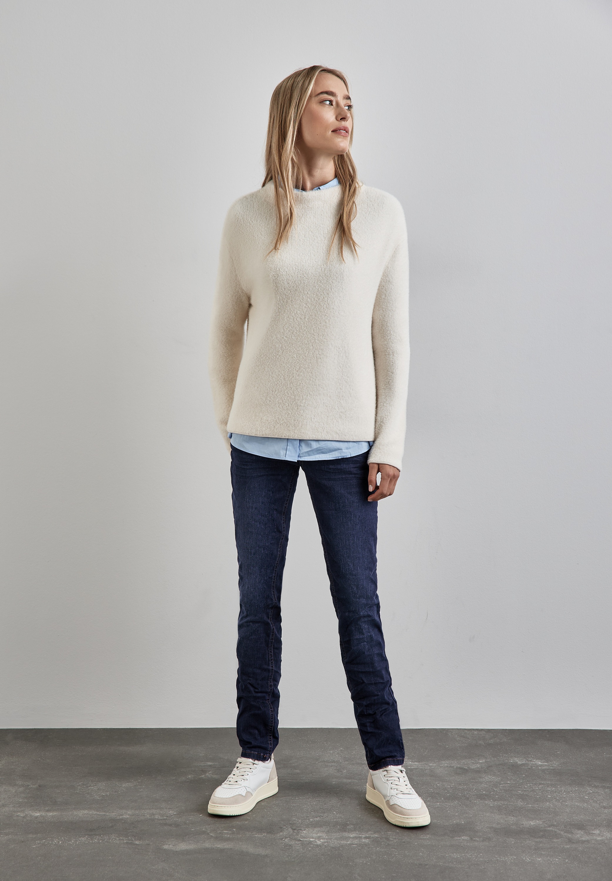 STREET ONE Comfort-fit-Jeans, Middle Waist