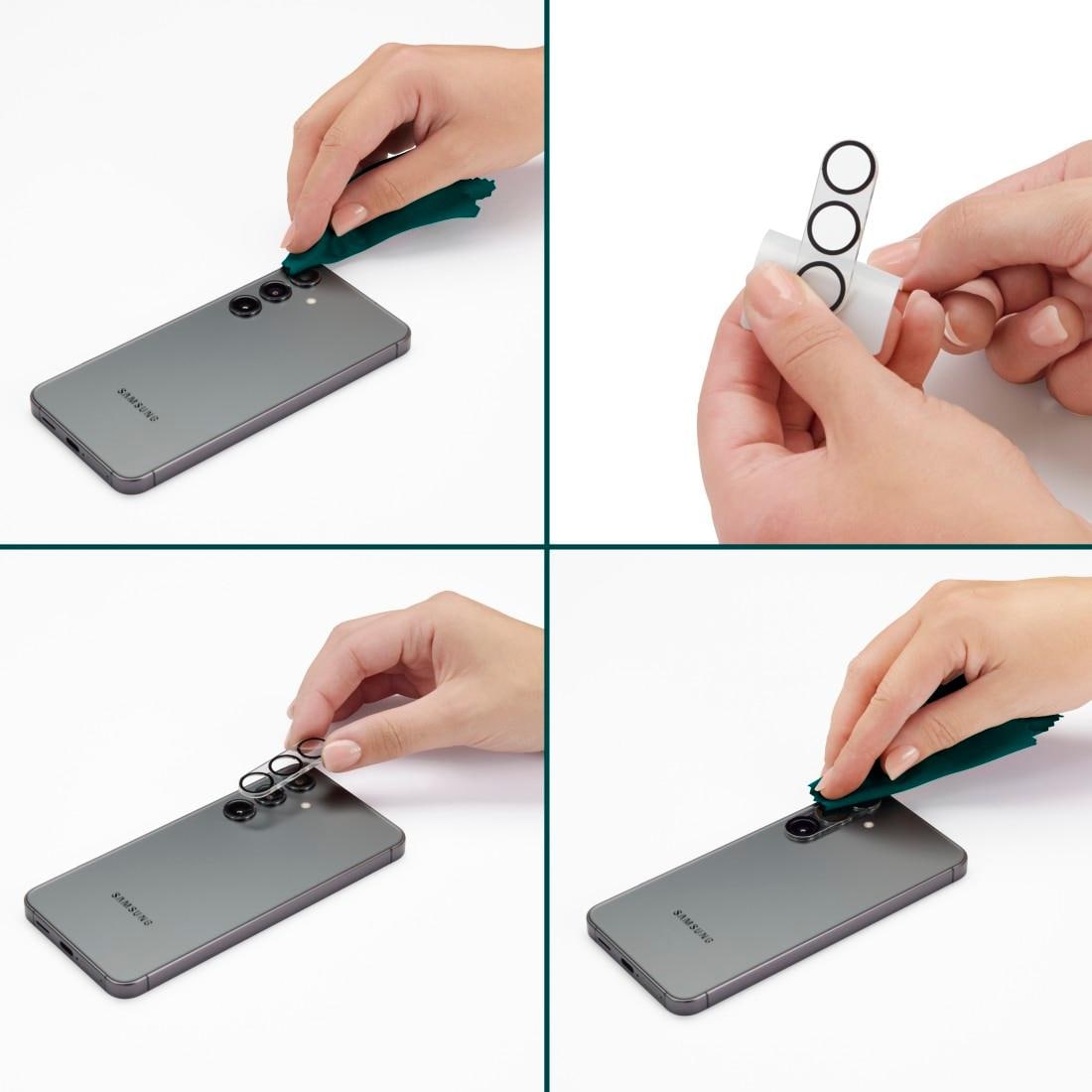 Hama Kameraschutzglas »Kameraschutz "Cam Protect" für Samsung Galaxy S24«, für Samsung Galaxy S24