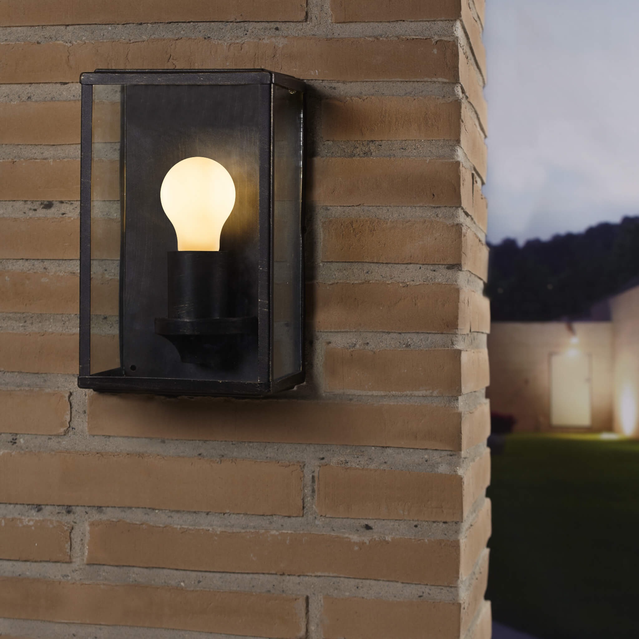 SEGULA Außen-Wandleuchte »Outdoor CLASSIC schwarz« E27 1 Stk. Modernes Design,
Edelstahl/Glas klar, schwarz, ohne Leuchtmittl