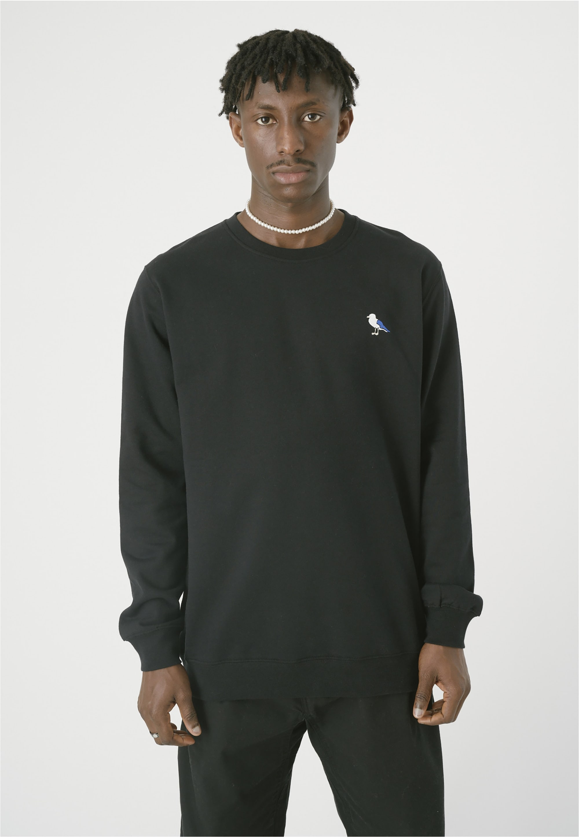 Cleptomanicx Sweatshirt "Embro Gull", mit kleiner Möwen-Stickerei günstig online kaufen
