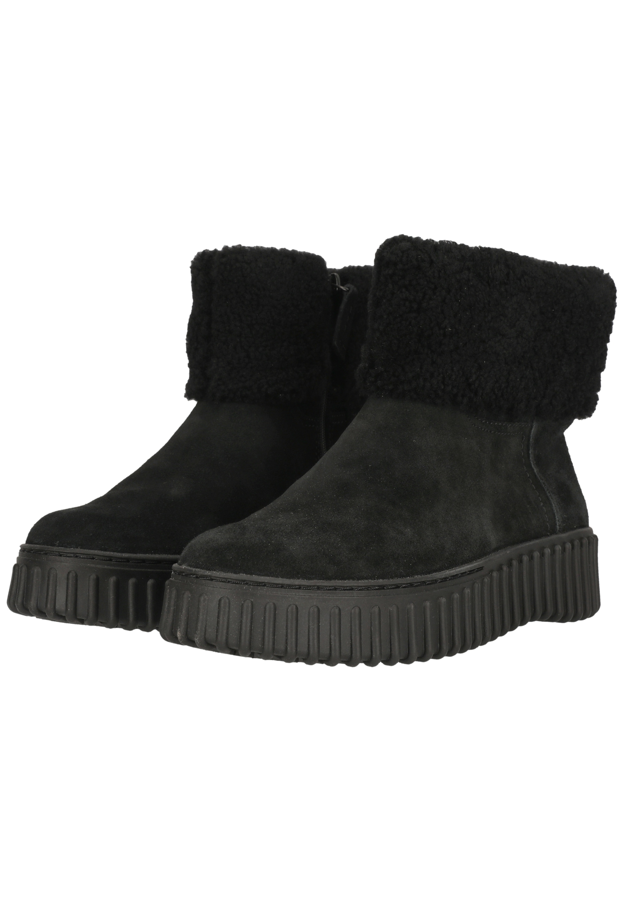Clarks Stiefel »Torhill Turn Black WLined Sde«  mit charakteristischer, gerippter Sohle