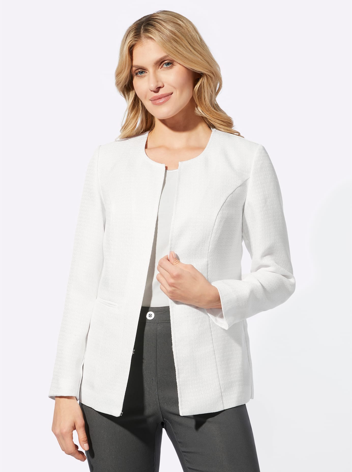 Classic Basics Jackenblazer "Bouclé-Blazer" günstig online kaufen