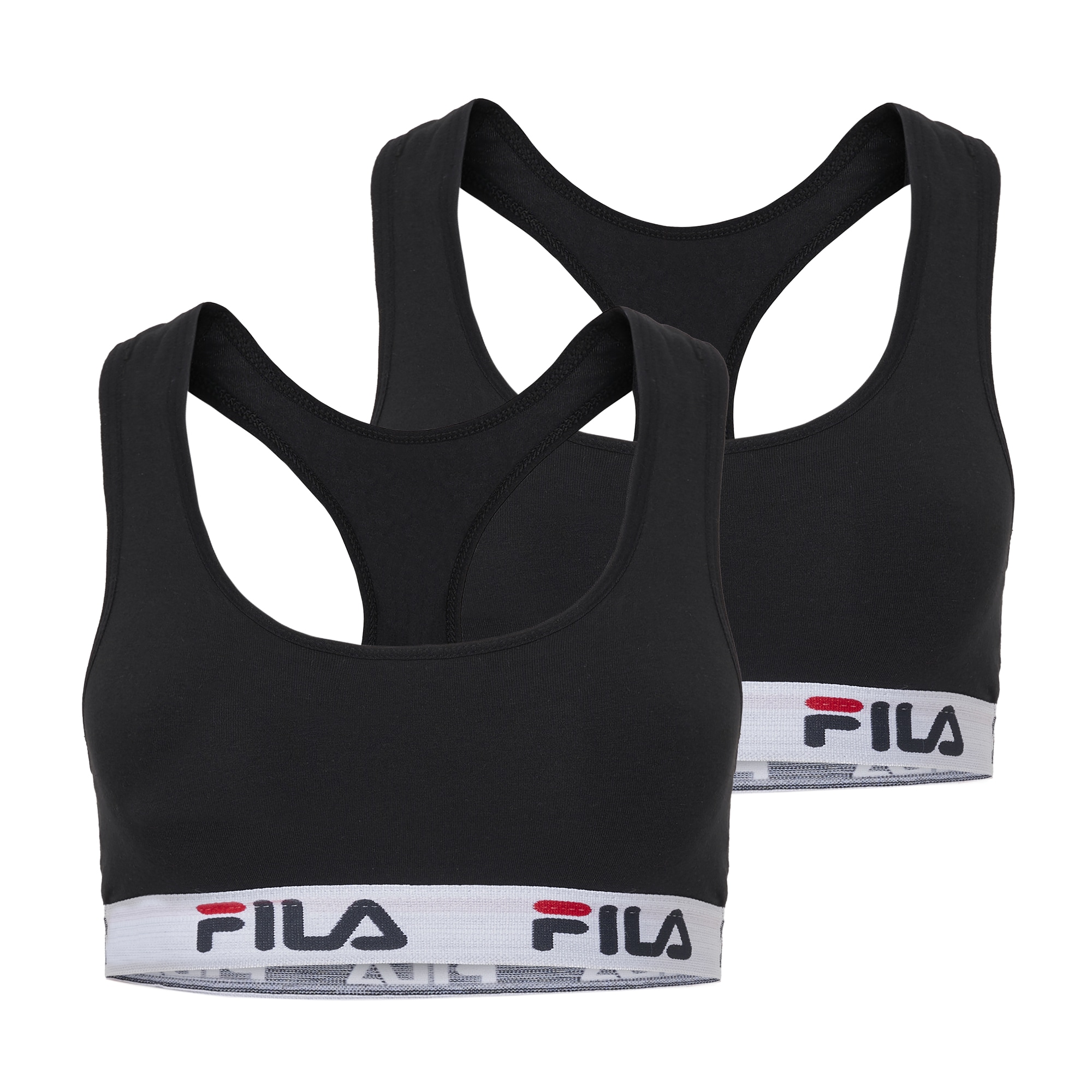 Fila Bustier »WOMAN BUSTIER« 2er Pack,  ohne Polsterung und ohne Bügel, Racerbackrücken