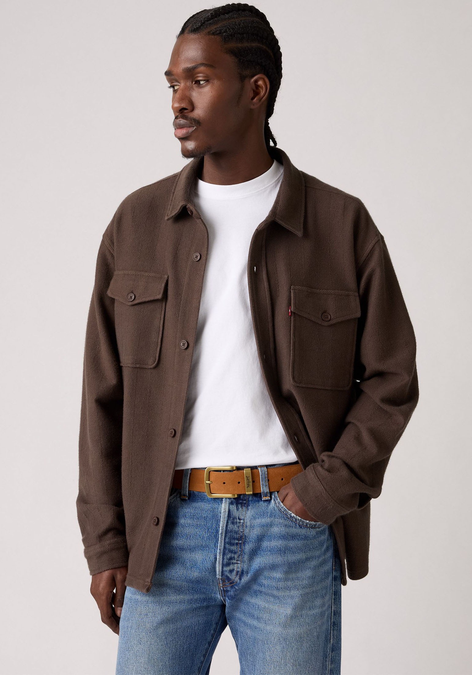 Levis Ledergürtel "METAL TWO HORSE KEEPER BELT", mit Metallschließe günstig online kaufen