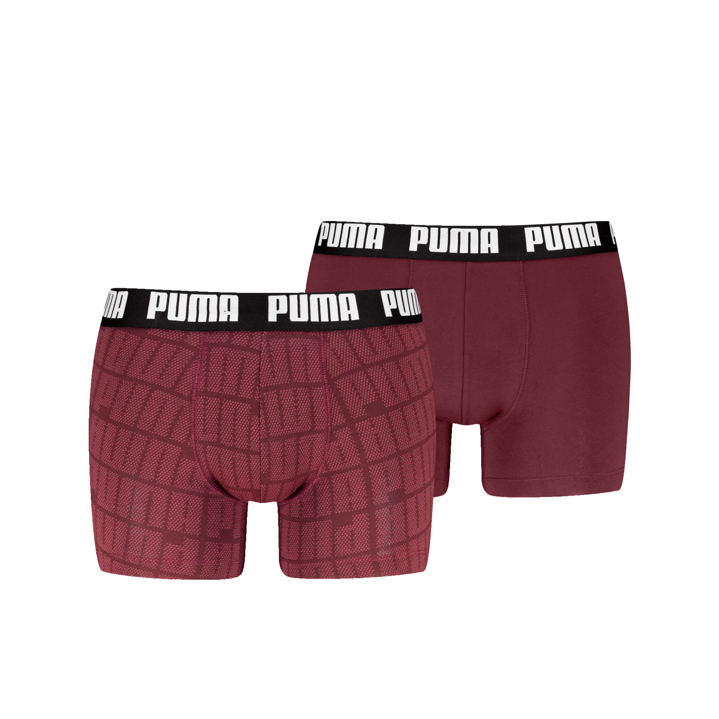 PUMA Boxershorts "PUMA MEN LOGO PRINT BOXERS 2P", (2er Pack), elastischer L günstig online kaufen