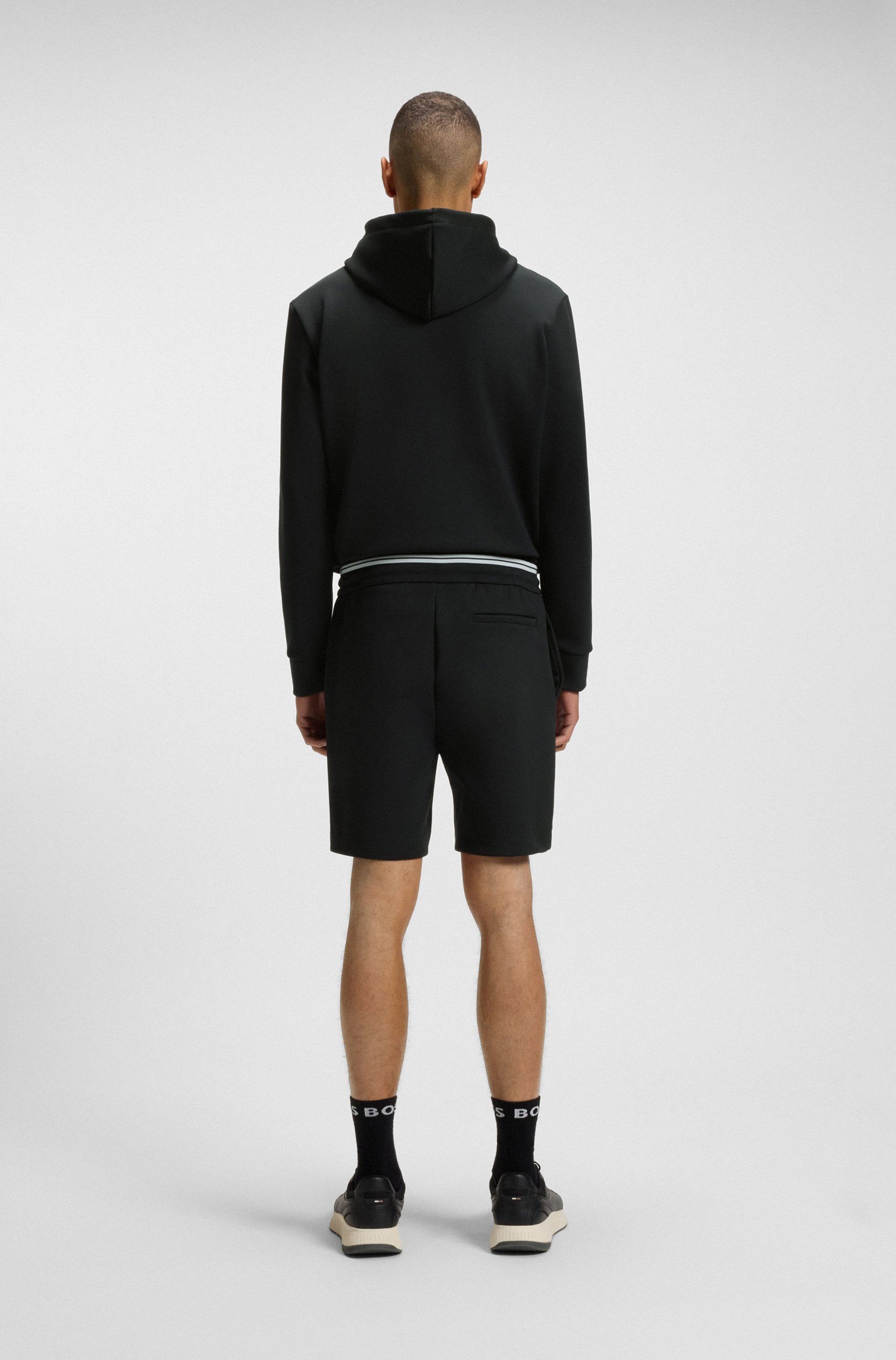 BOSS GREEN Sweatshorts »Zone«, mit Streifendetails