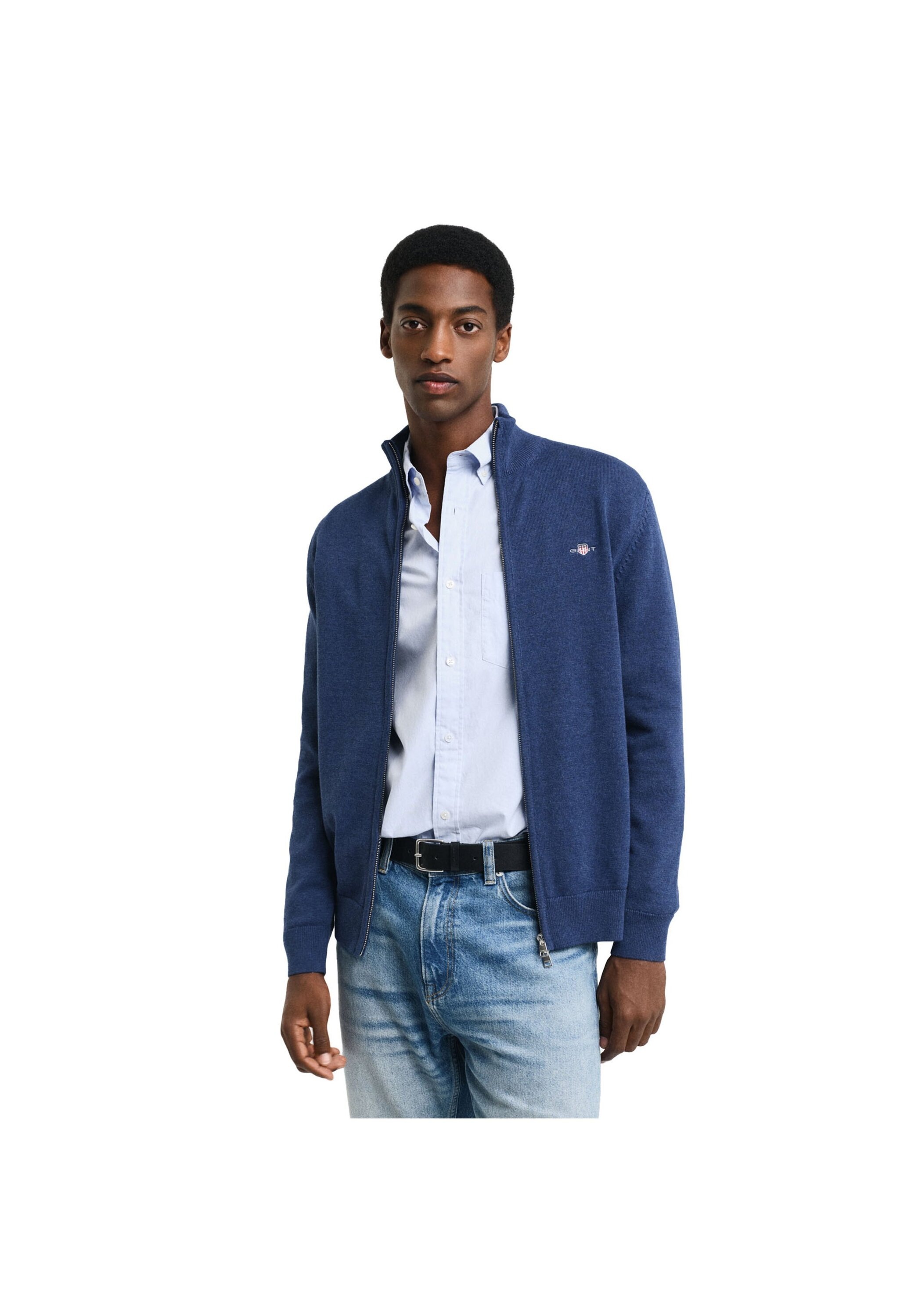 Gant Sweatshirt "Strickjacke CASUAL COTTON ZIP CARDIGAN" günstig online kaufen