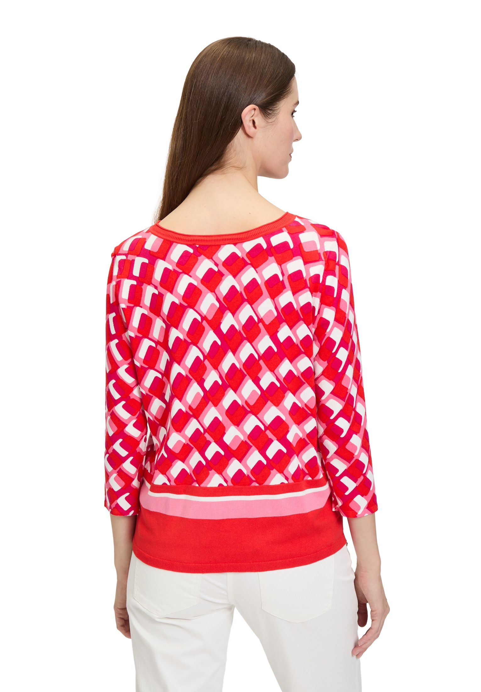 Betty Barclay Strickpullover »Betty Barclay Damen Basic-Strickpullover mit Print«, (1 tlg.), Druck