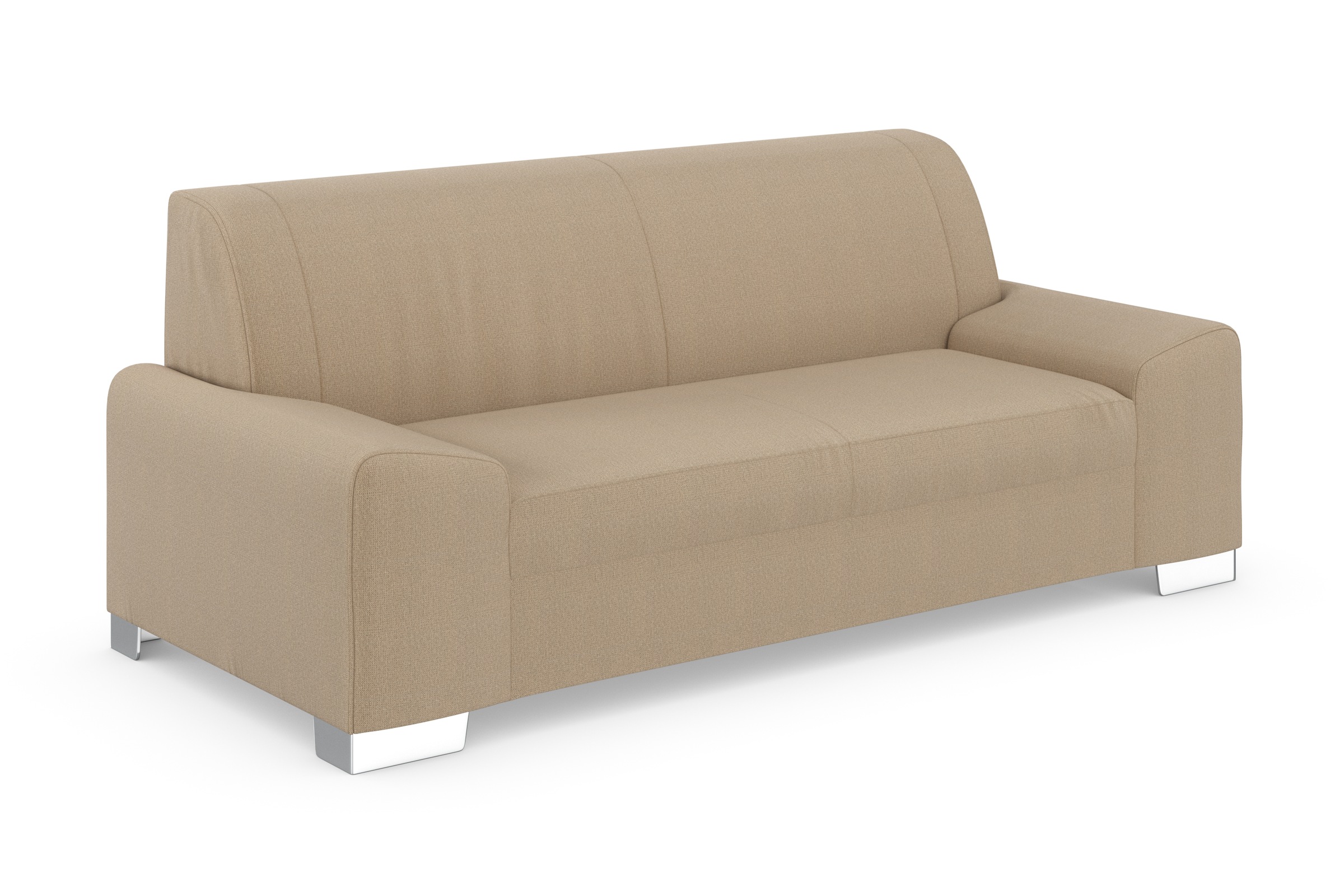 Thumbnail - DOMO collection 2,5-Sitzer "Anzio kubisches Design, flache Armlehnen, Breite 214cm" Mit Federkern