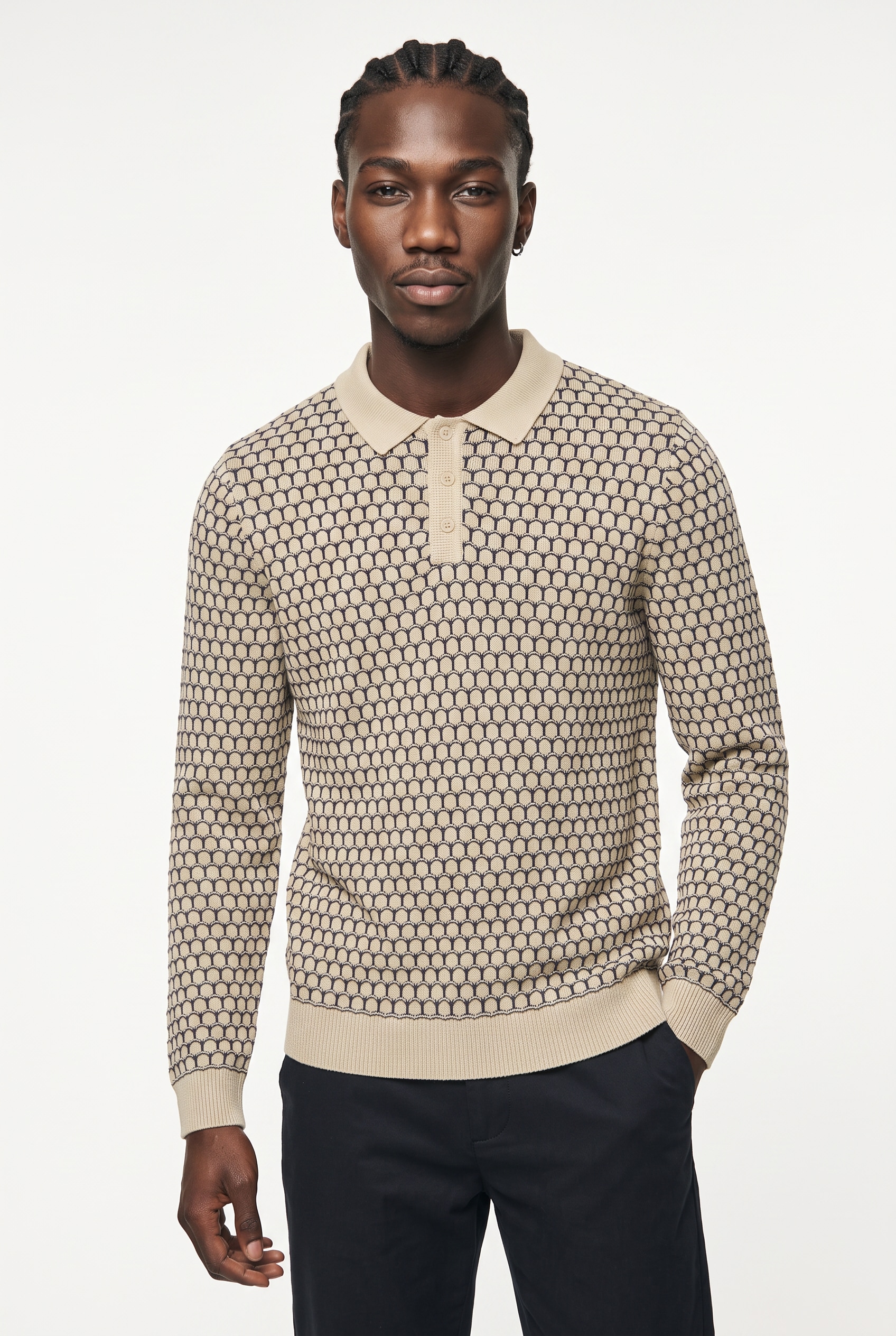 Blend Polokragenpullover "BHDONG POLO" Baumwolle, regular fit