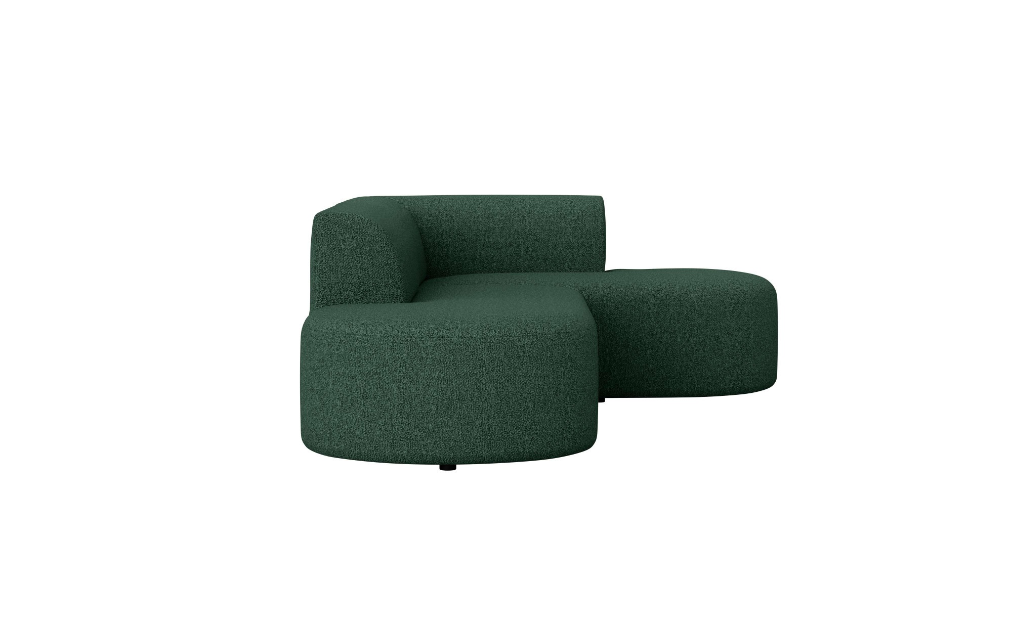 andas Ecksofa »Ecksofa Tvinne mit Ottomane links oder rechts bestellbar«, L-Form, mit Wellenunterfederung, BxTxH 260x170x73 cm