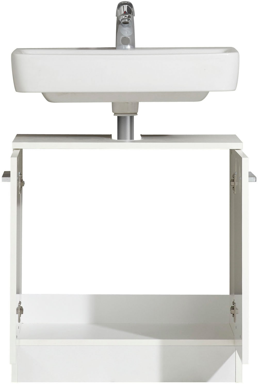 Saphir Badmöbel-Set »Quickset 335 7-teilig, Waschbeckenunterschrank mit LED-Spiegelschrank«, (7 St.), Hochschrank, Unterschränke, Hängeschränke, inkl. Türdämpfer, 13 Türen