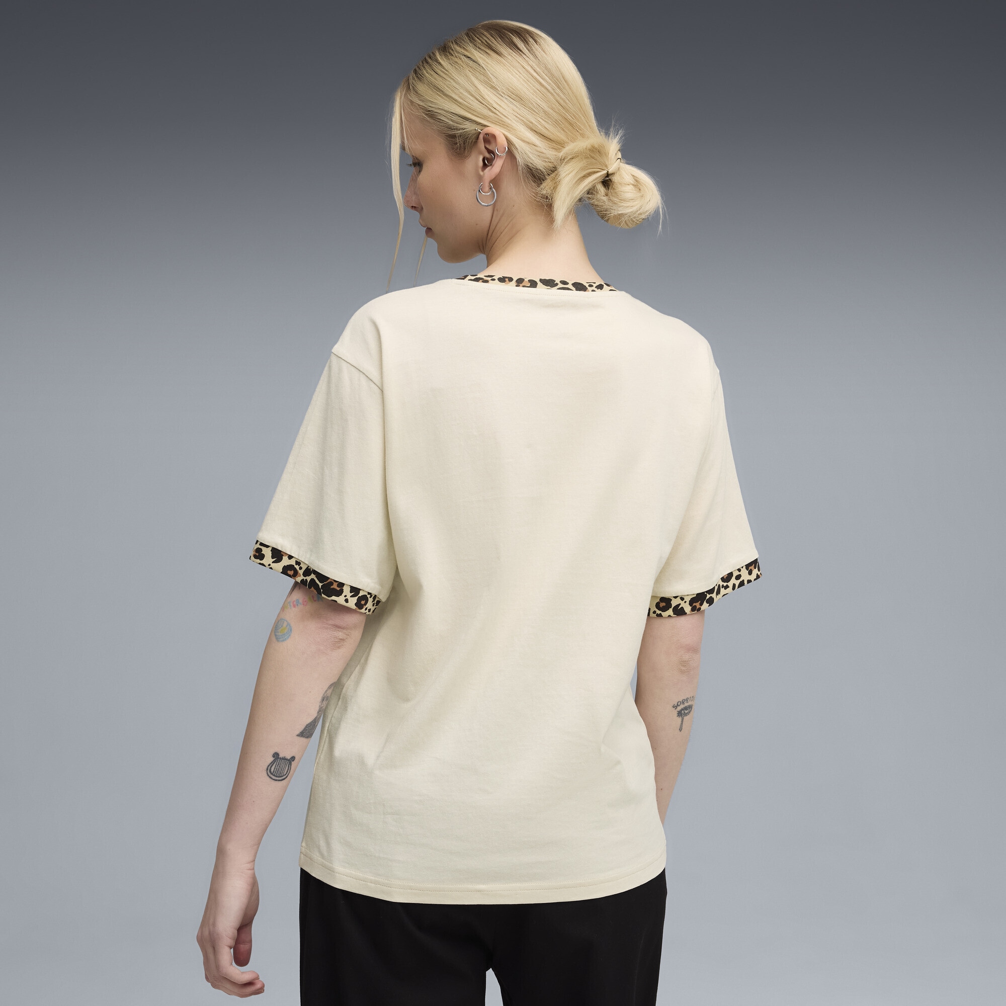 PUMA T-Shirt »Essentials Animal-Print Relaxed T-Shirt Damen«