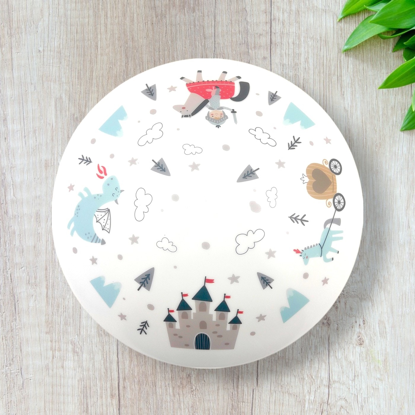 niermann Deckenleuchte »Kinderlampe mit Motiv "Ritter Theo", Kinderzimmer« E27 1 Stk. bruchsichere Deckenschale