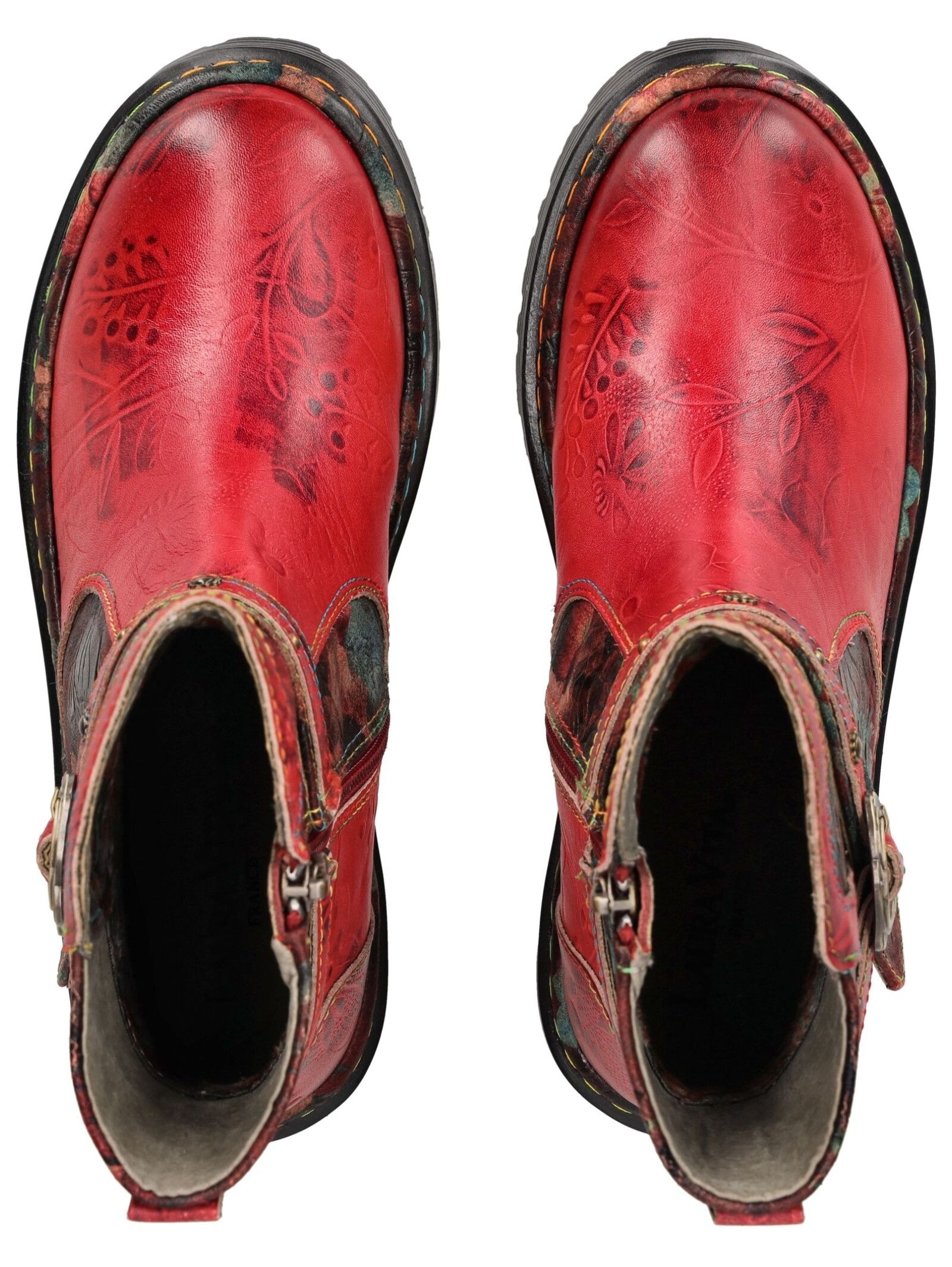 LAURA VITA Bikerboots »LAURA VITA Stiefelette Leder/Textil«