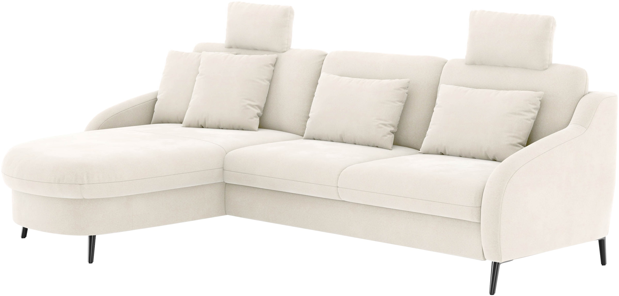 sit&more Ecksofa »Soul L-Form« wahlweise mit Bettfunktion