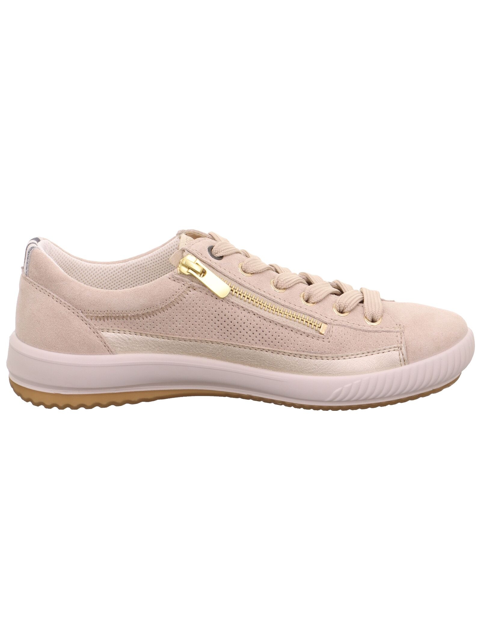 Sneaker LEGERO "TANARO 5.0", Herren, Gr. 42, hellbeige, Leder, Veloursleder, Schuhe Sneaker, Komfortschuh, Schnürschuh, Halbschuh mit herausnehmbarer Innensohle 3