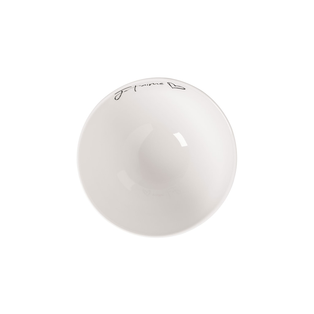 Villeroy & Boch Schale »Bols Je t'aime Statement ø 13,8 cm 4er Set weiß«
