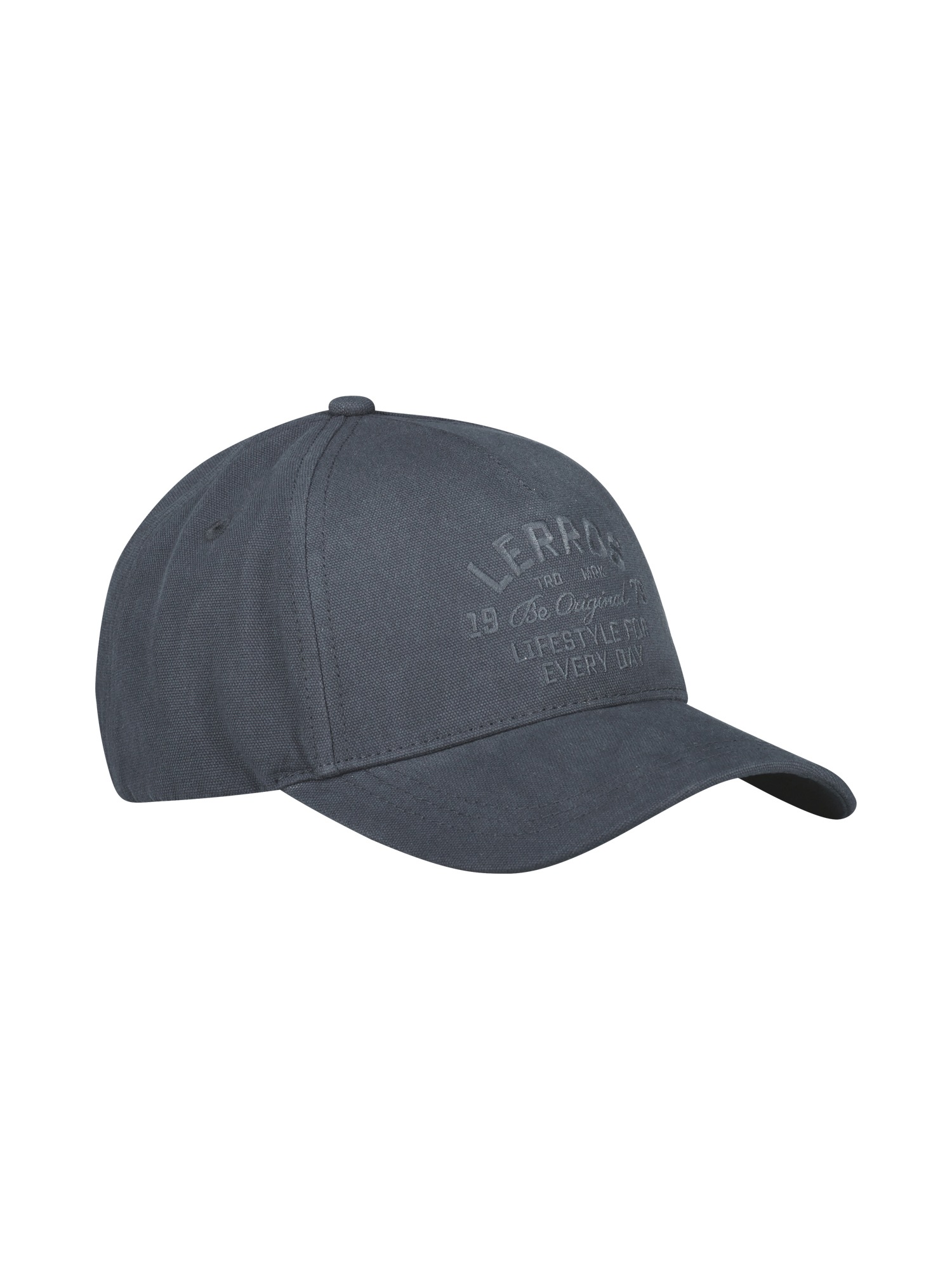 Baseball Cap LERROS "Denim-Basecap mit LERROS-Stitching", Herren, Gr. Normalgrößen, strong blau, 100% Baumwolle, Caps 5