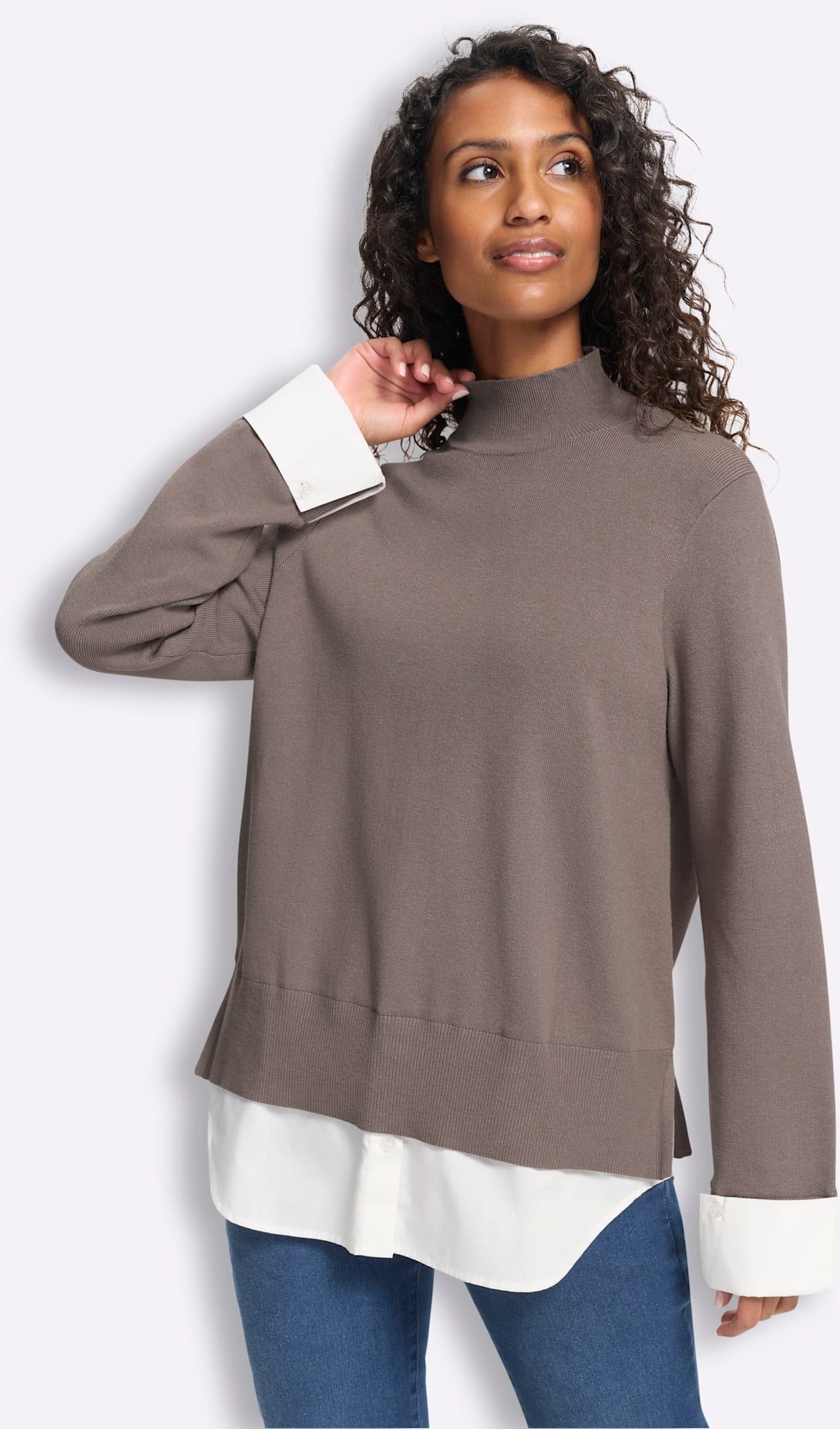 heine 2-in-1-Pullover "2-in-1-Pullover"