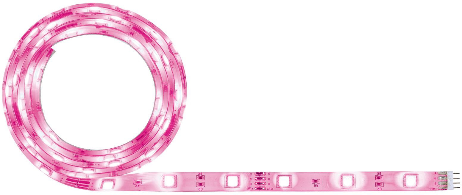 Paulmann LED-Streifen »SimpLED 1,5m RGB 12W Weiß Metall Kst«, 1 St.-flammig