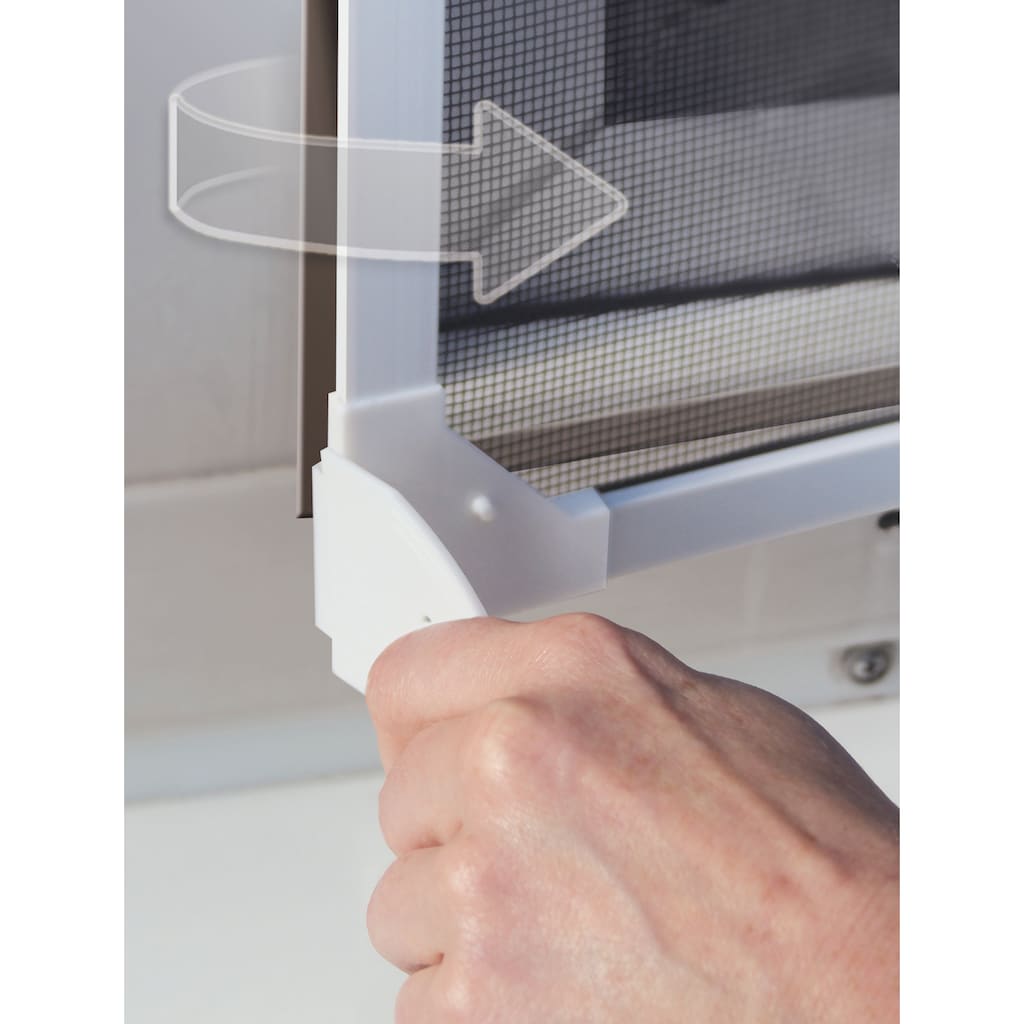 SCHELLENBERG Insektenschutz-Fensterrahmen »Insektenschutz Magnetrahmen für Fenster mit Fiberglasgewebe«