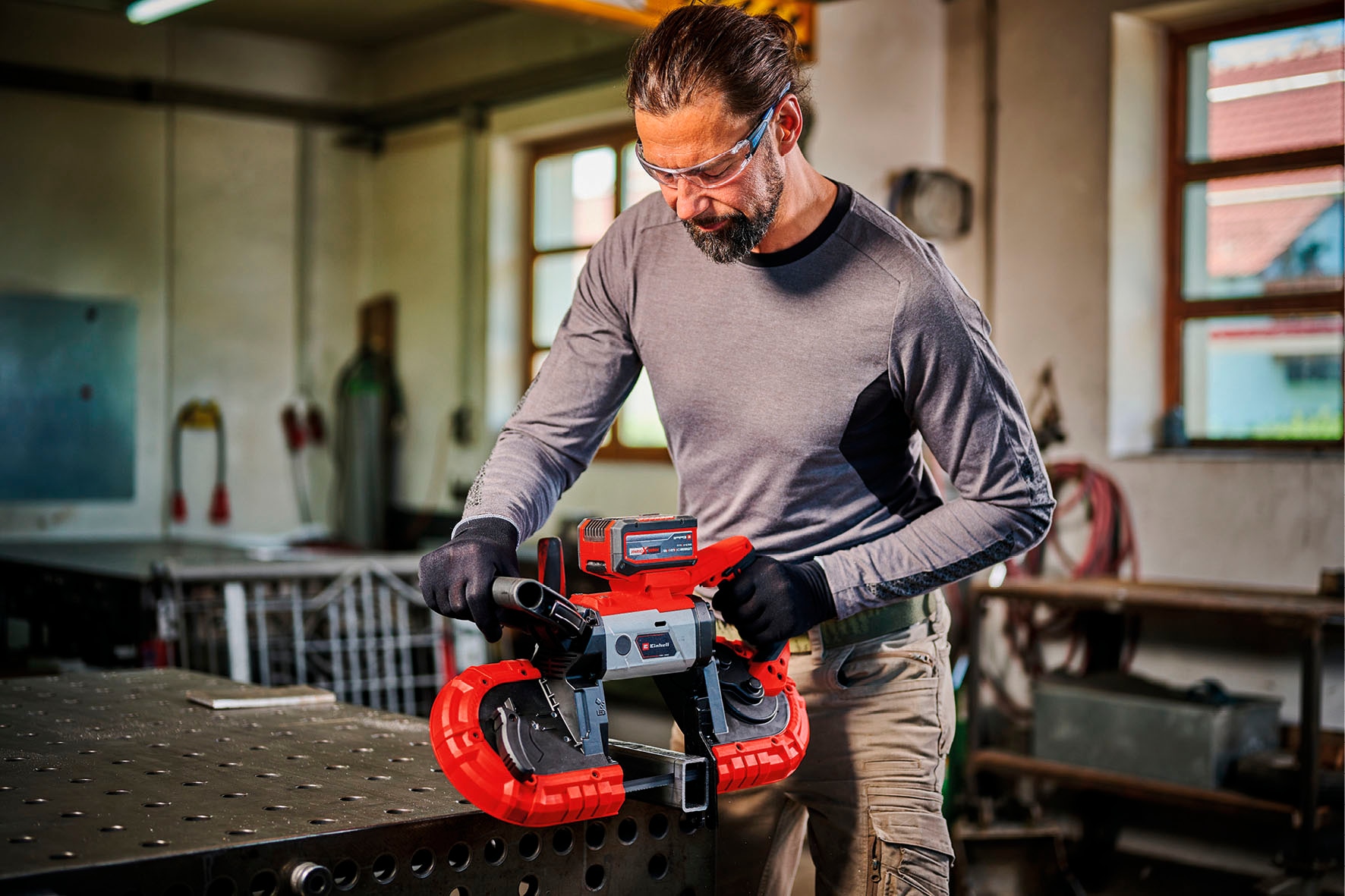 Einhell Akku-Bandsäge »TE-MB 18/127 Li-Solo«, ohne Akku und Ladegerät