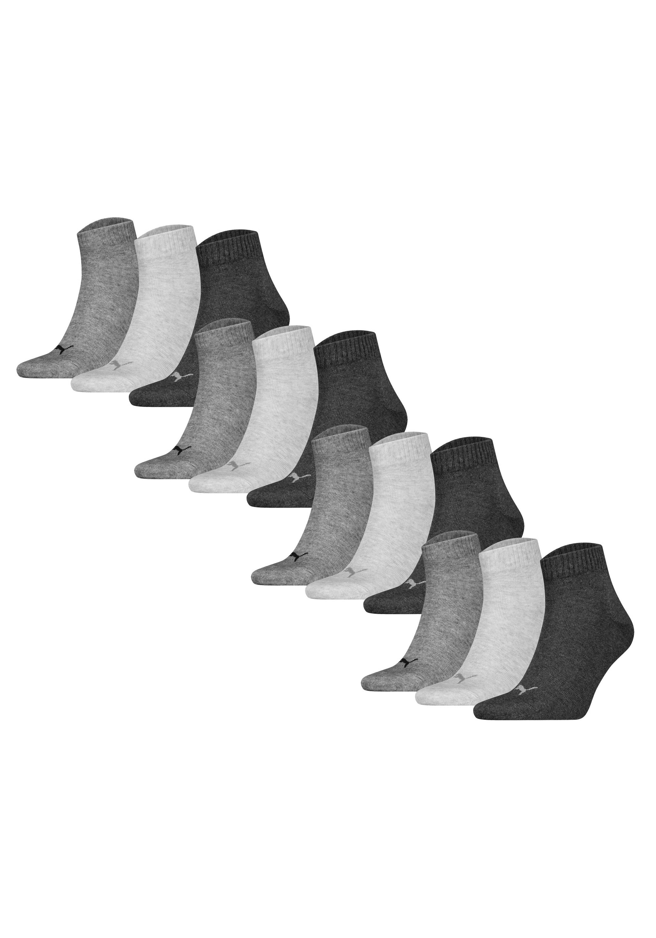 PUMA Kurzsocken "Socken Quarter Plain 12P 12er Pack" 12 Paar tlg.