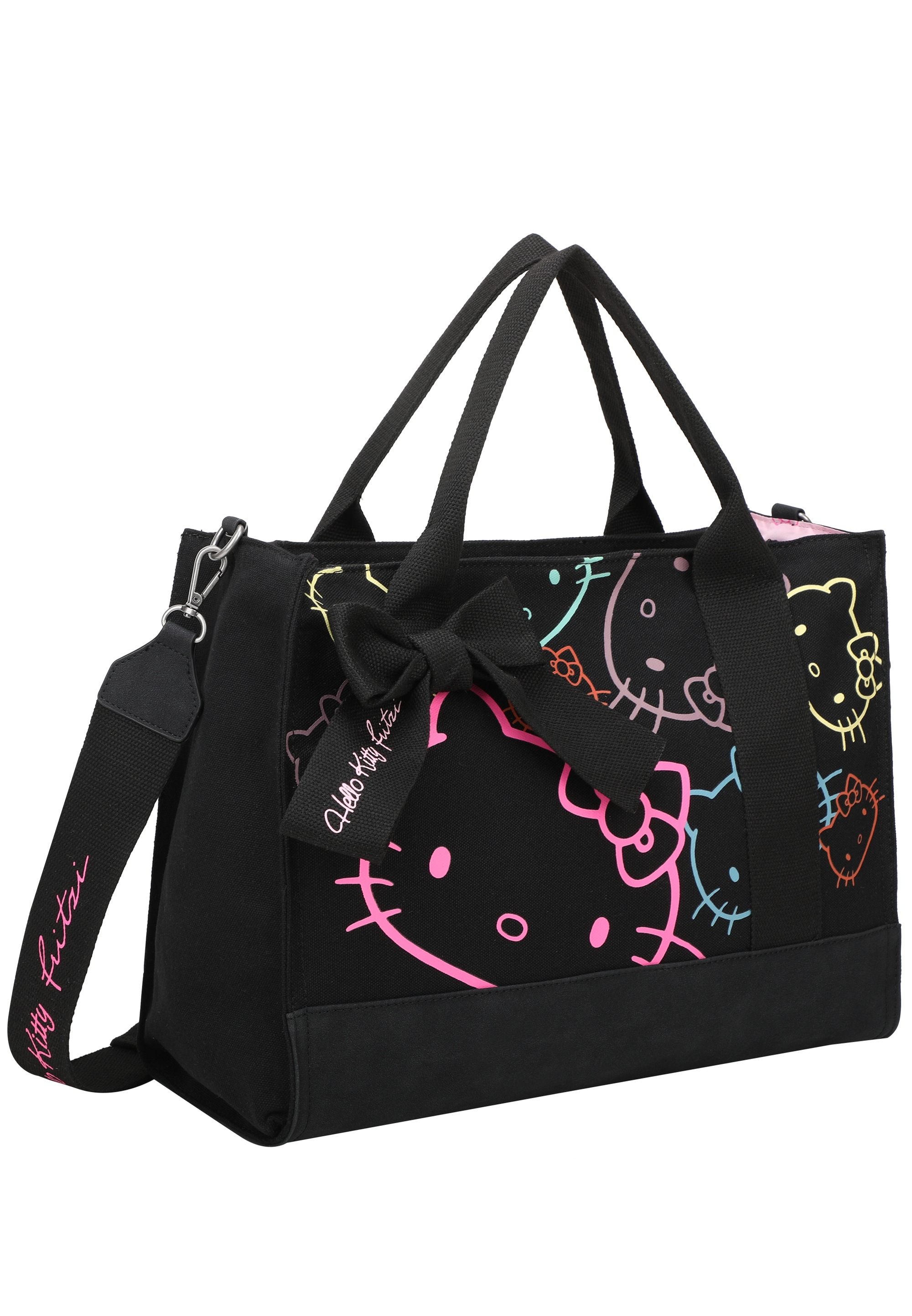 Fritzi aus Preußen Henkeltasche »Tote Bag Canvas Limited Outline« mit Hello Kitty-Print