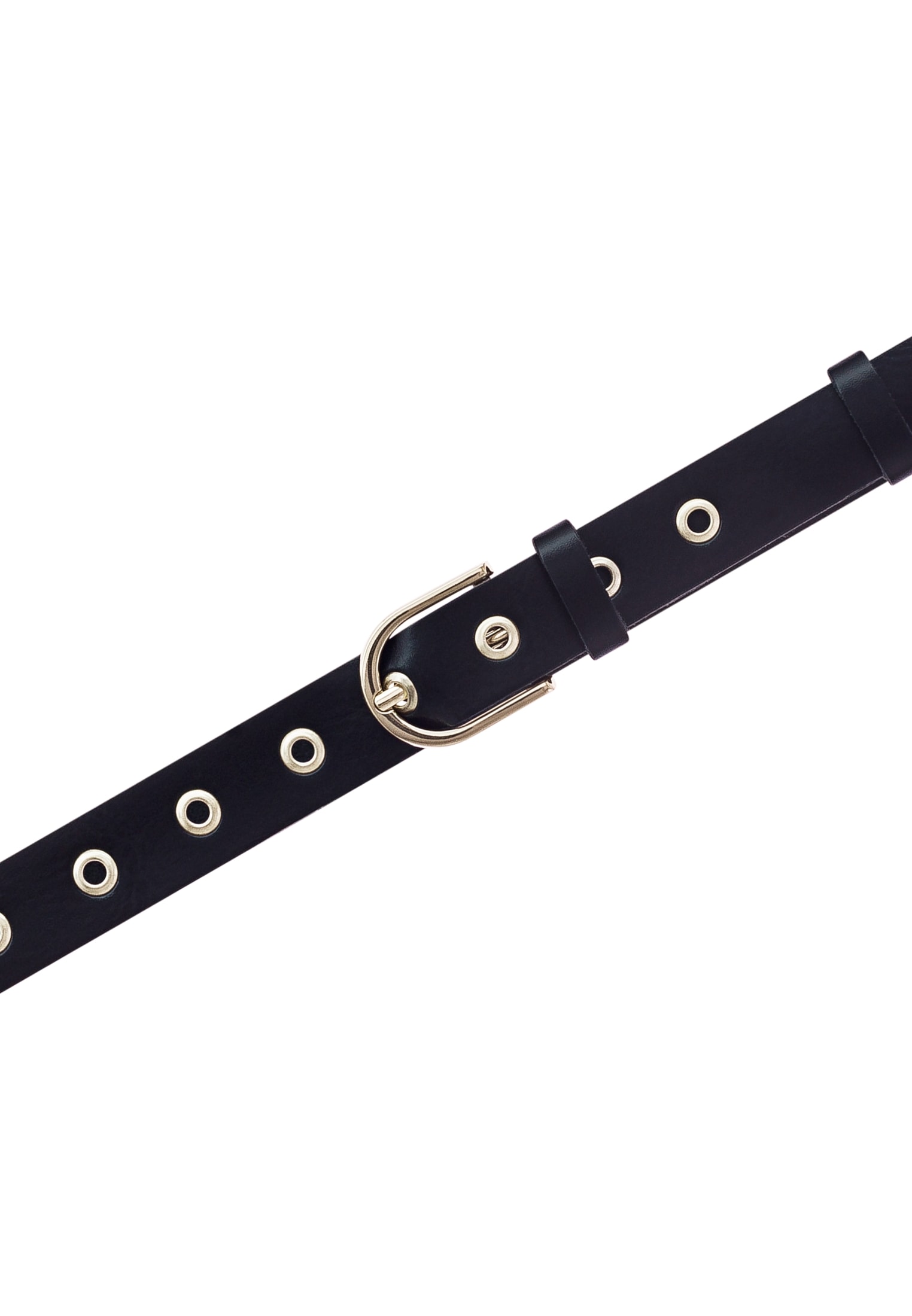 Tamaris Ledergürtel Goldene Ösen