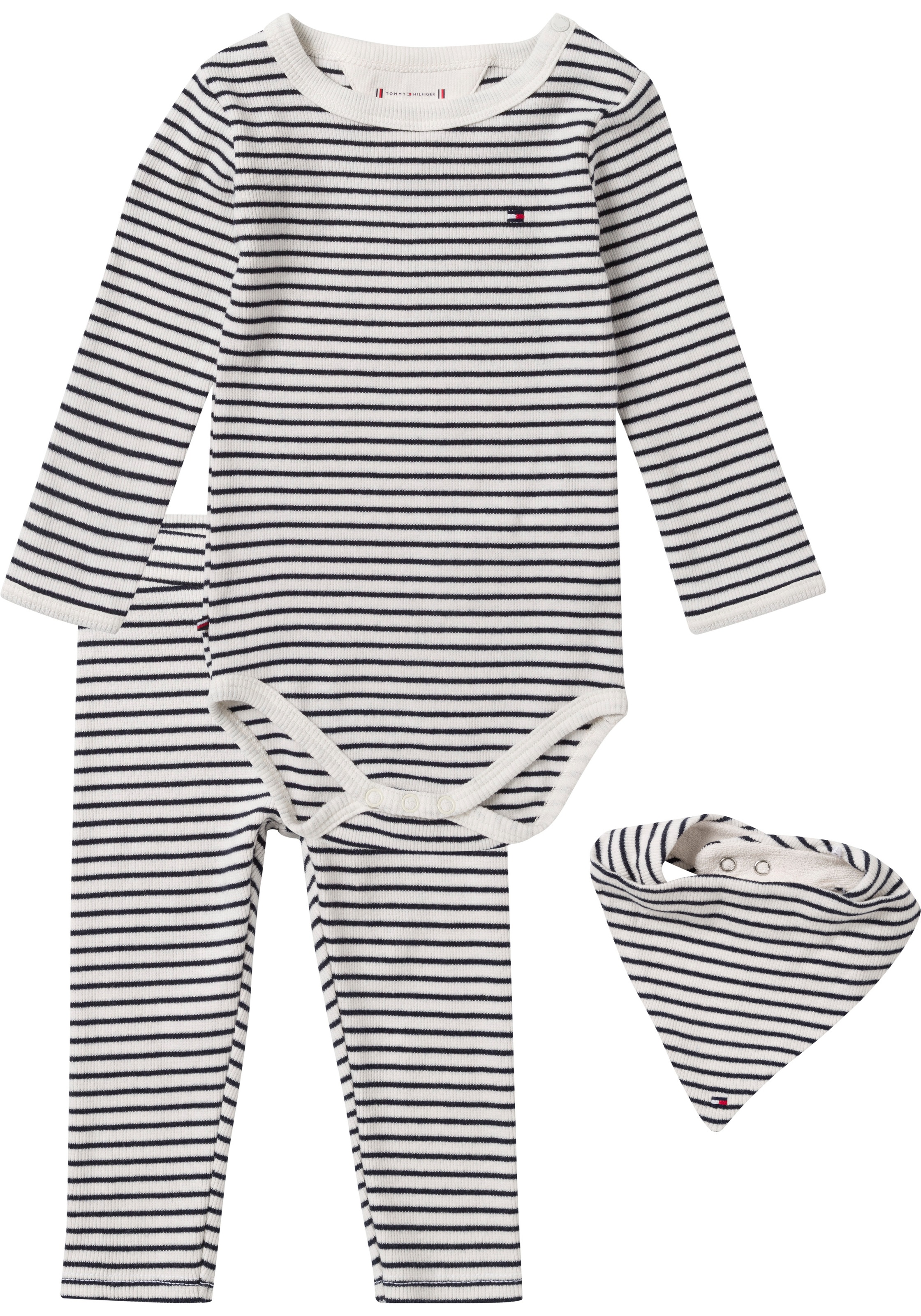 Tommy Hilfiger Langarmbody »BABY RIB 3 PIECE GIFTPACK«, (Packung, 4 tlg., 3er-Pack),... kaufen