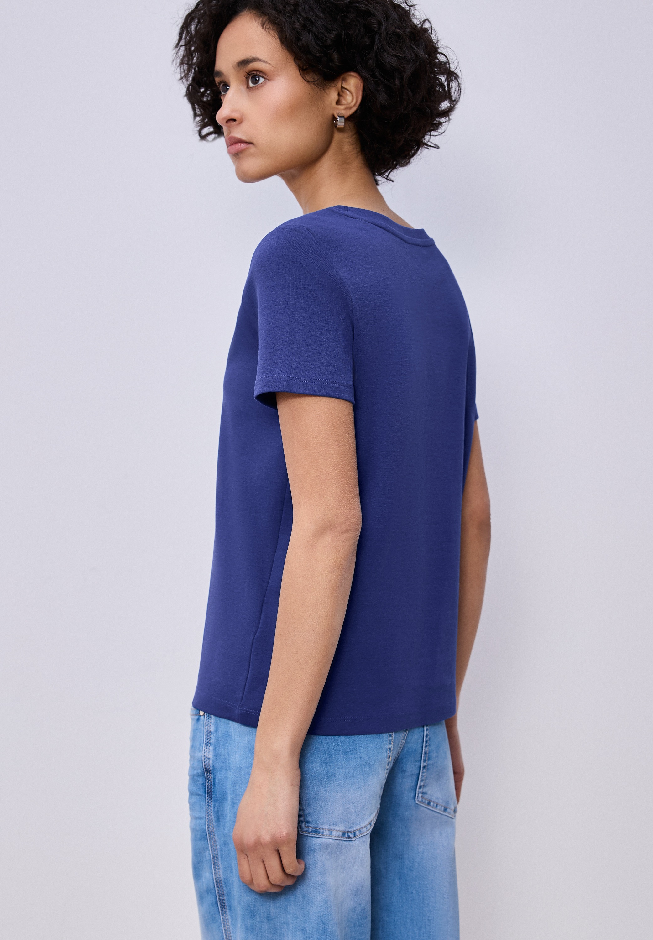 STREET ONE T-Shirt aus reiner Baumwolle günstig online kaufen